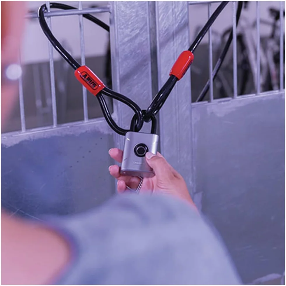 ABUS Touch 57/50 zamek na czytnik linii papilarnych IP66 IP68 kłódka