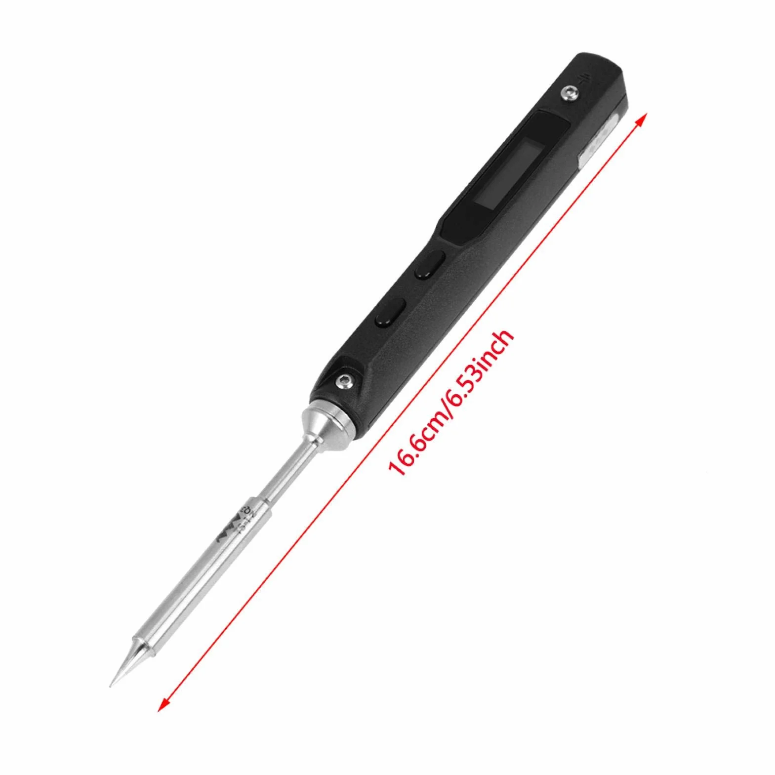 Zestaw lutownicy, TS100 DC 12 V-24 V 65 W Mini przenośny cyfrowy zestaw do spawania lutownicy elektrycznej z regulacją temperatury lutownica narzędzia spawalnicze