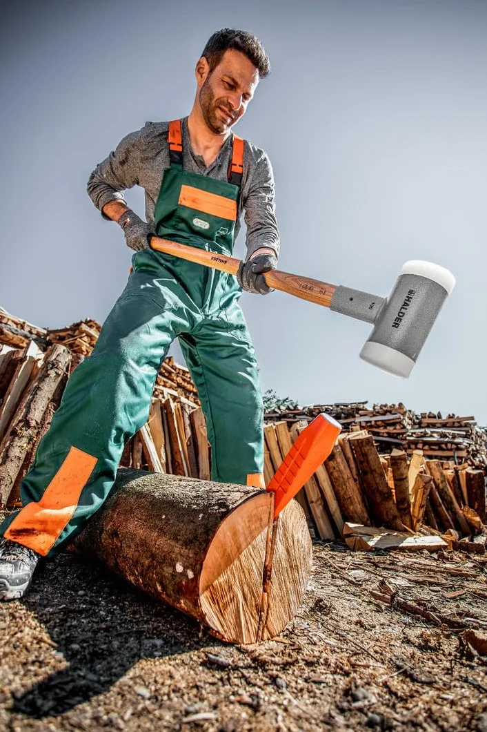 Supercraft młot kowalski, z tłumiącym drgania, ergonomicznie ukształtowanym i lakierowanym trzonkiem hikorowym, śr. = 100 mm/waga = 7050 g | 3366.107