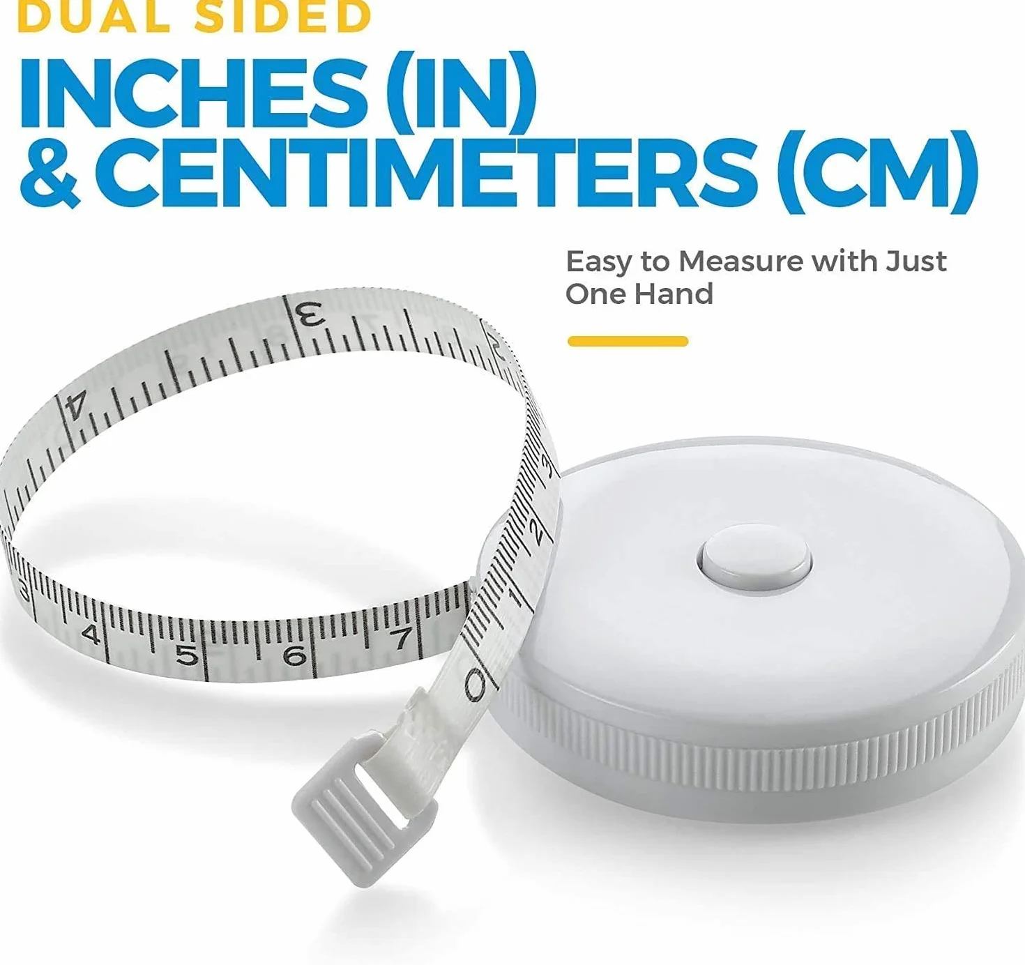 Body Tape Measure -(4-Pack) Measuring Tape Fat Weight Monitors, (Cale & Cm) chowany Tape Measure Ruler dla dokładnego Body Fat Calculator pomaga obliczyć Fitness Body Measurements