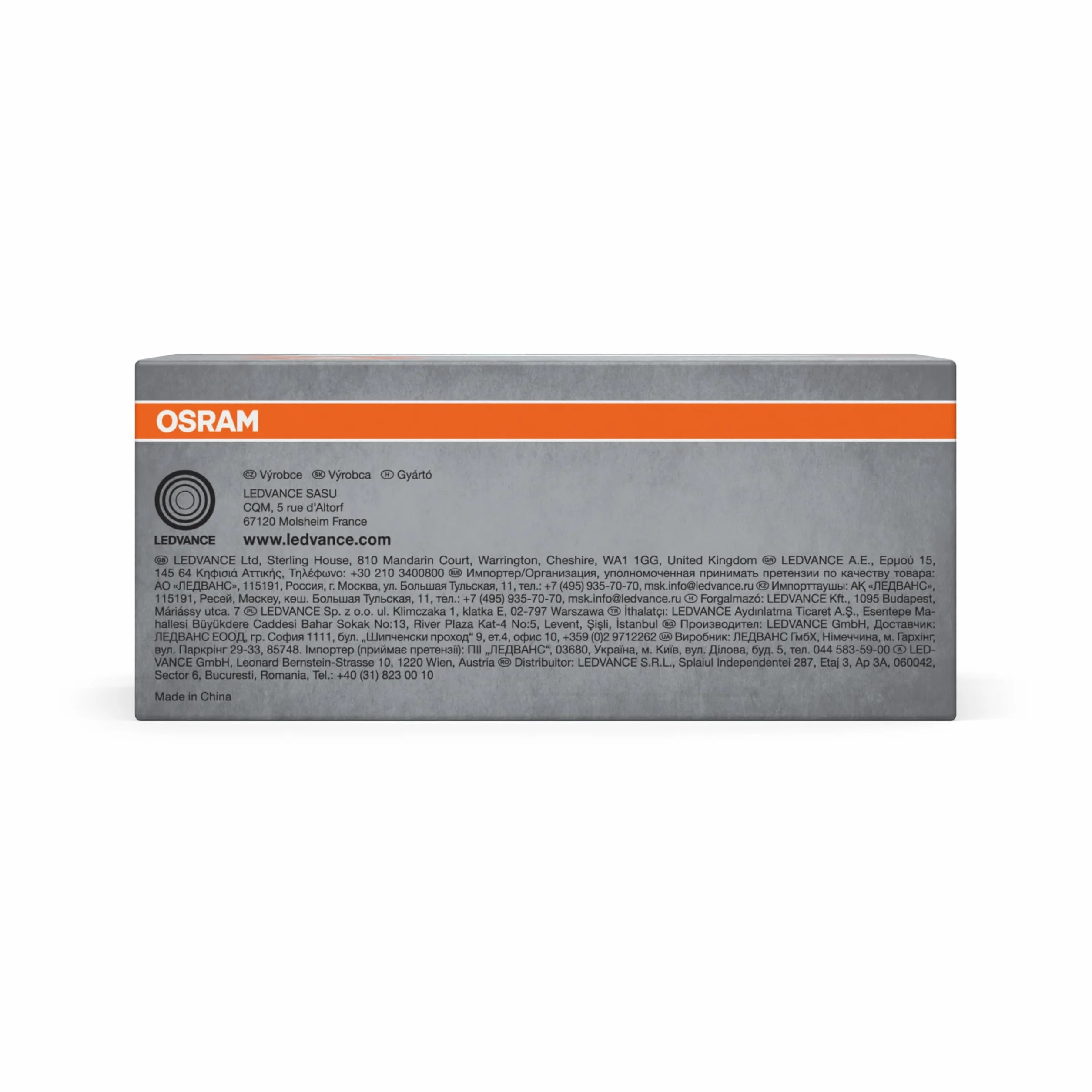 OSRAM Downlight Slim 120mm, wpuszczana lampa LED, 8W, 6500K zimna biel, 550 lumenów, płaska konstrukcja, IP20, łatwa instalacja w salonach i kuchniach