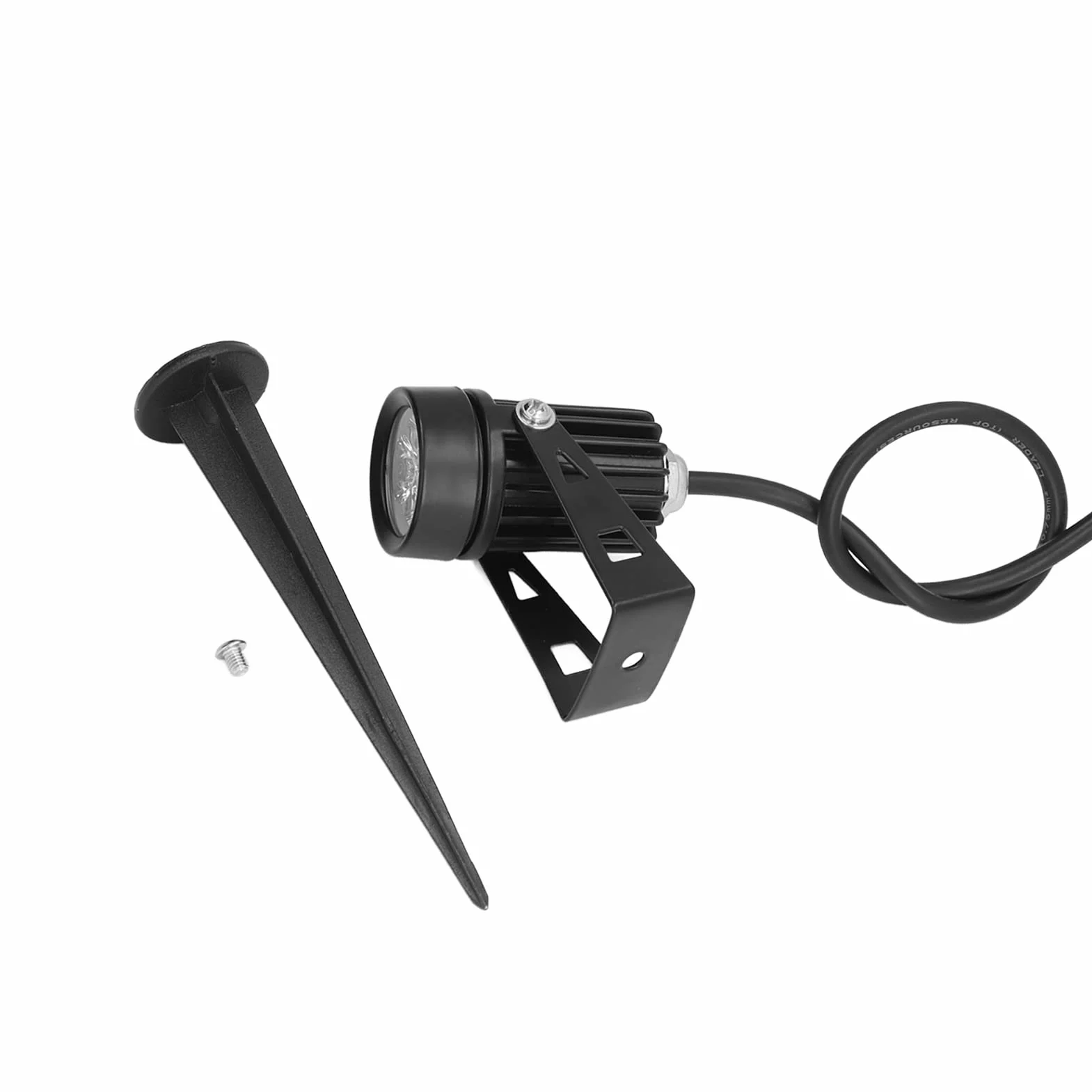 Reflektor Krajobrazowy LED 12 V, Wodoodporna Aluminiowa Zewnętrzna, Ciepła Biała ścieżkowa 3 W do Ogrodu i Podwórka