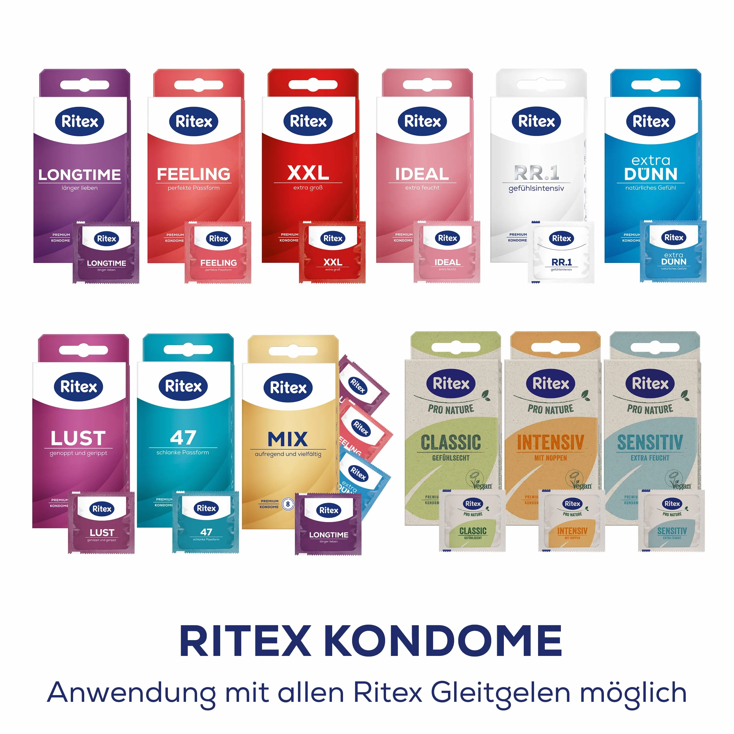 Ritex Lust Prezerwatywy 8 szt.