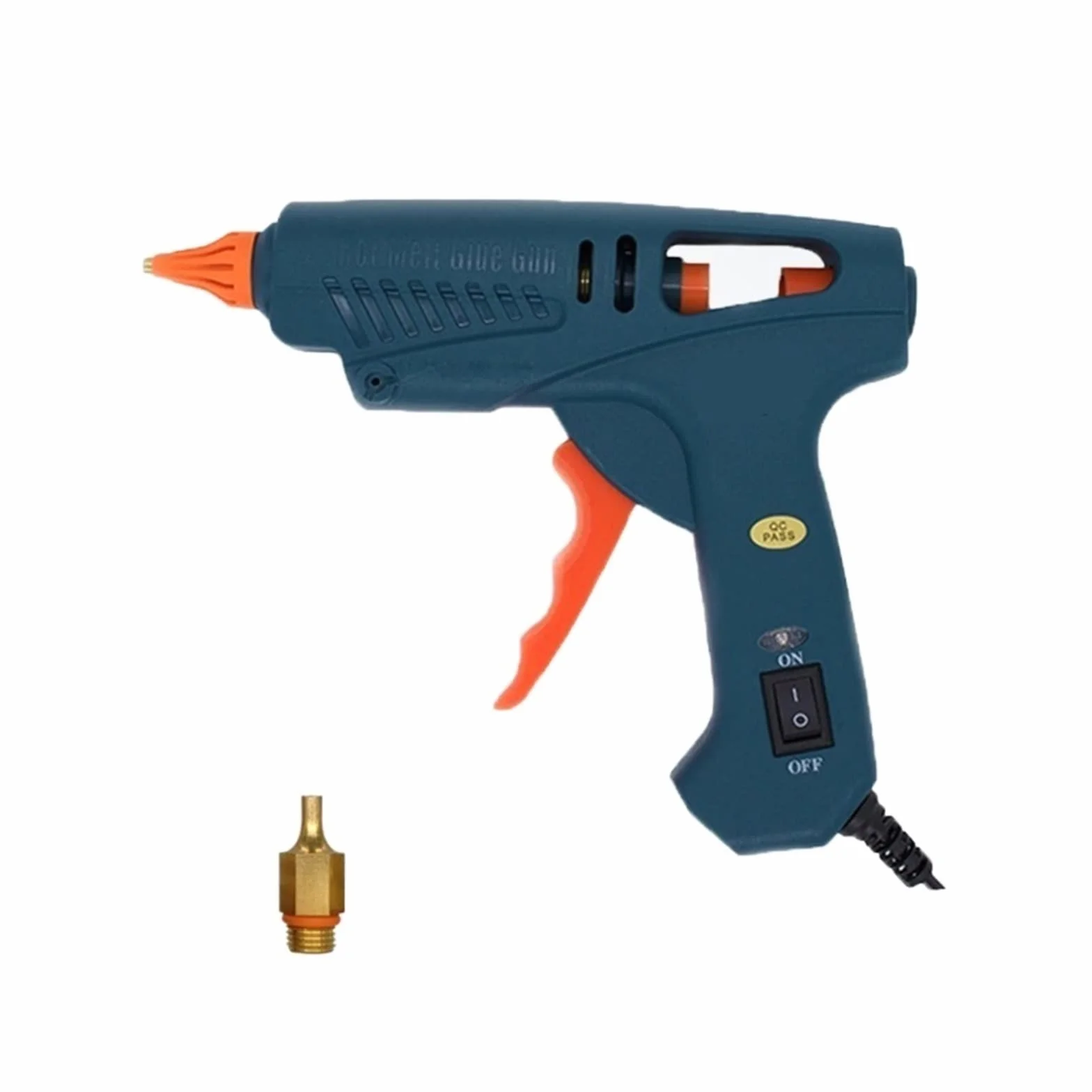 100W Pistolet Do Klejenia Na Gorąco Czysta Miedź Dysze Z Wyłącznikiem Zasilania 5 Kleje W Sztyfcie 11mm Dom Elektronarzędzia Strona Główna DIY Craft(2.0x32mm Nozzle)