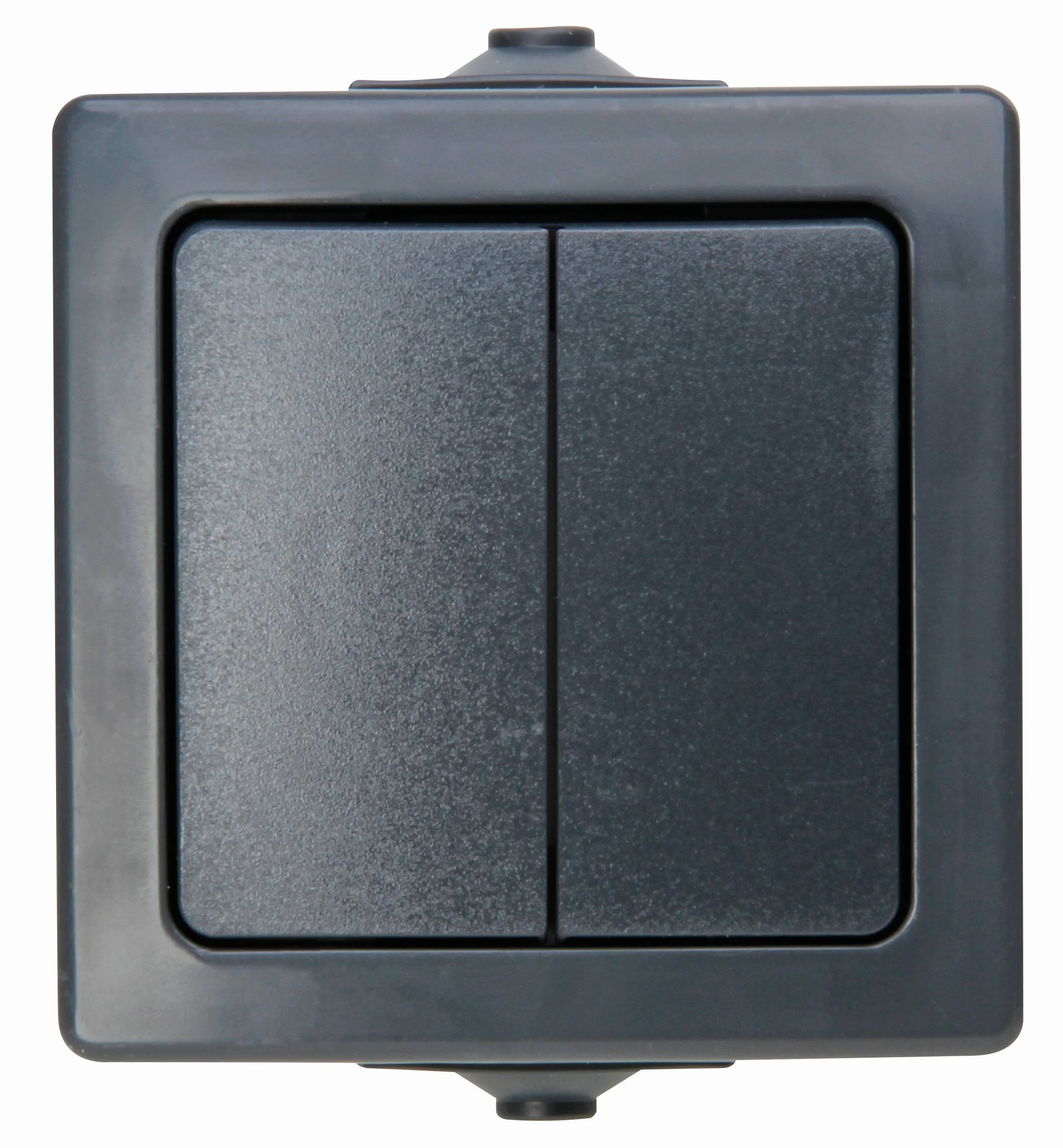 Kopp Nautic przełącznik seryjny, natynkowy, do wilgotnych pomieszczeń, 250 V (10 A), IP44, antracyt, 565515009