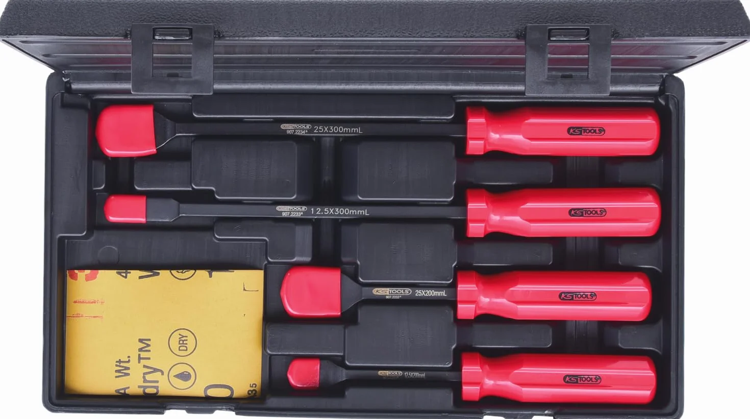 KS Tools 907.2230 Zestaw skrobaków do fug, 4-szt