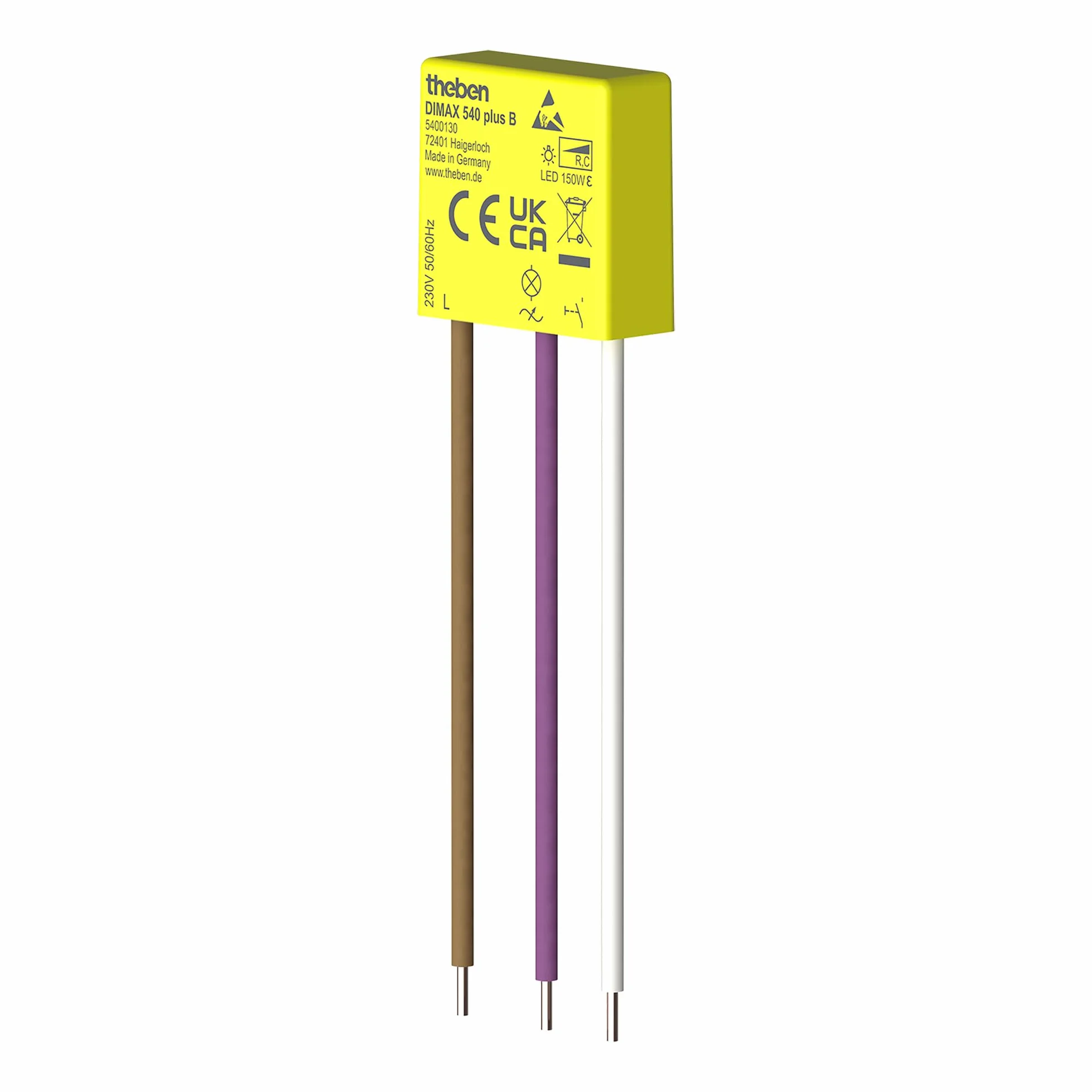 Theben DIMAX 540 Plus B Podtynkowy ściemniacz Obciążenia R i C 230V AC