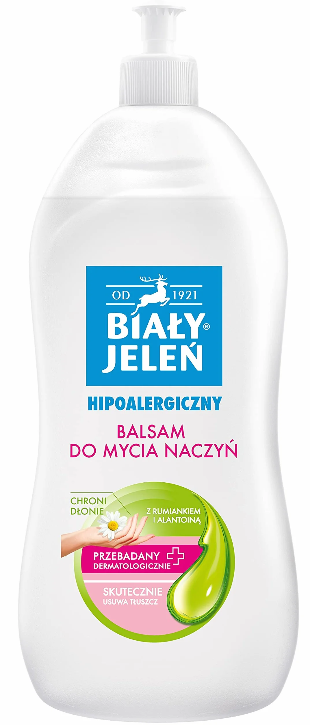 BIAŁY JELEŃ Balsam do naczyń - 1L