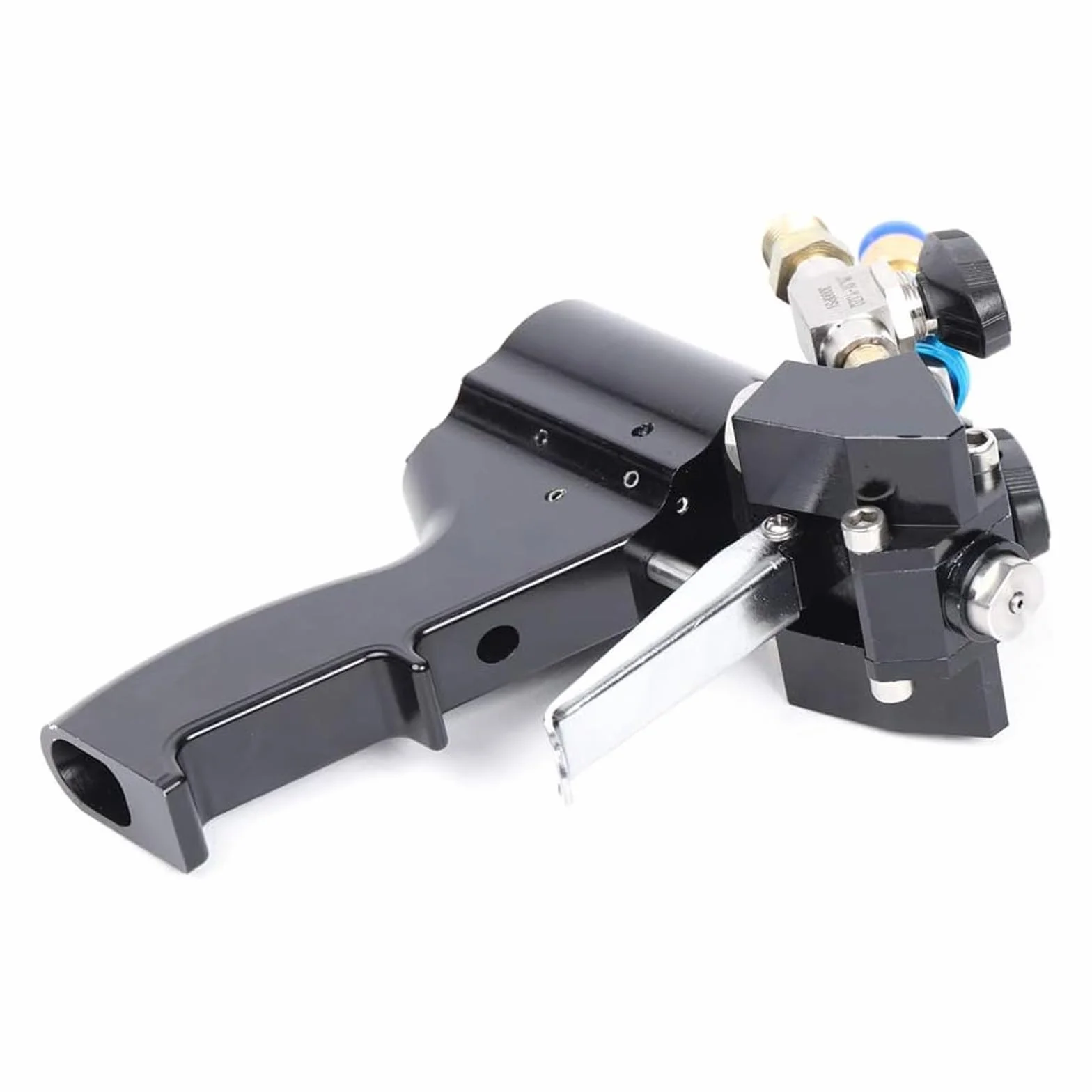 Pistolet natryskowy do pianki poliuretanowej, wysokociśnieniowy, samoczyszczący spray do powlekania, narzędzie do wtryskiwania pianki z przedmuchem powietrza, dwustronna pneumatyczna maszyna