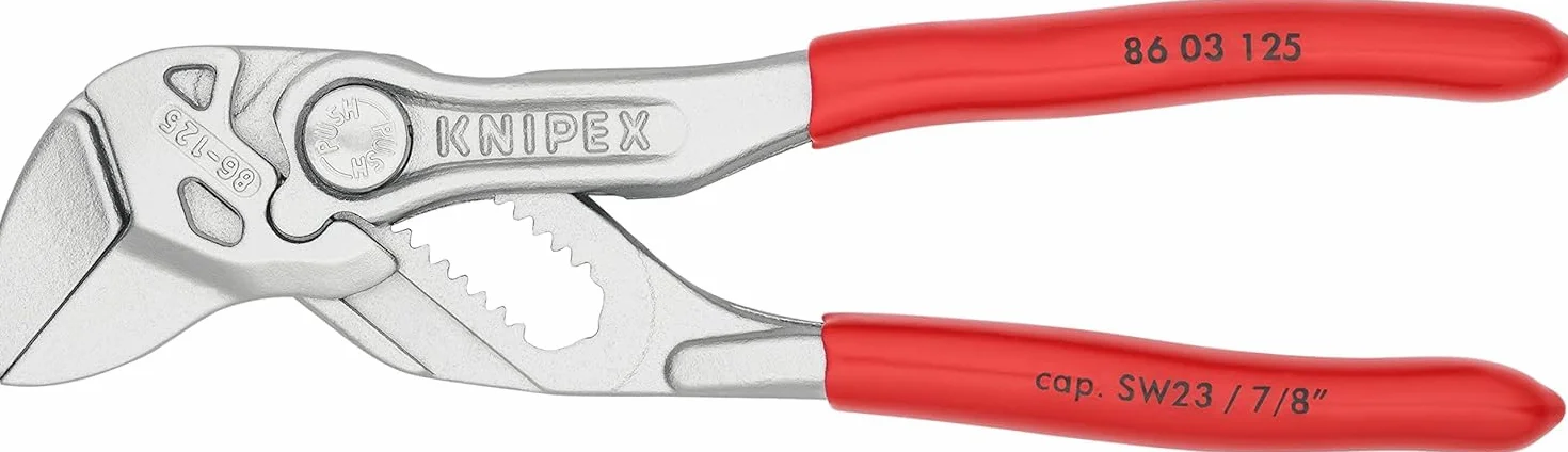 KNIPEX Szczypce-klucz mini 125 mm chromowany powlekane 86 03 125