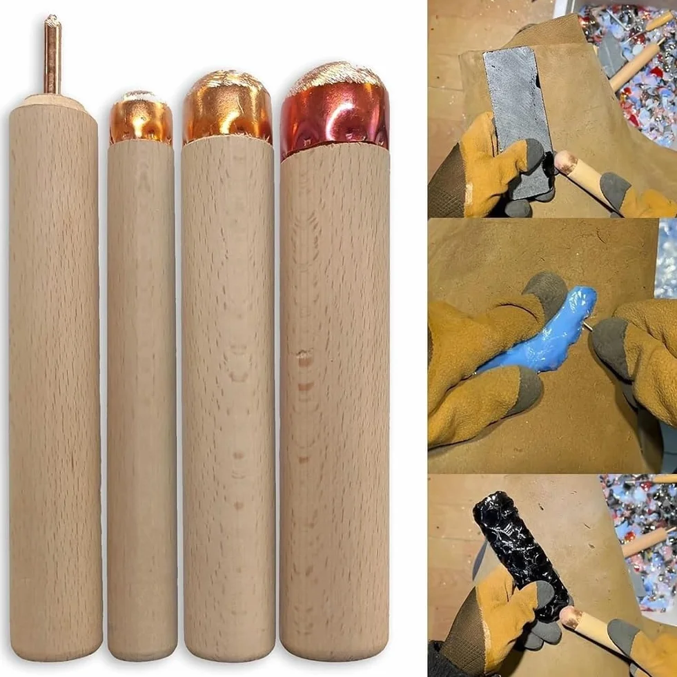 Obsydian Crafting Stone Age Toolkit FlintKnapping Tools dla profesjonalistów i początkujących