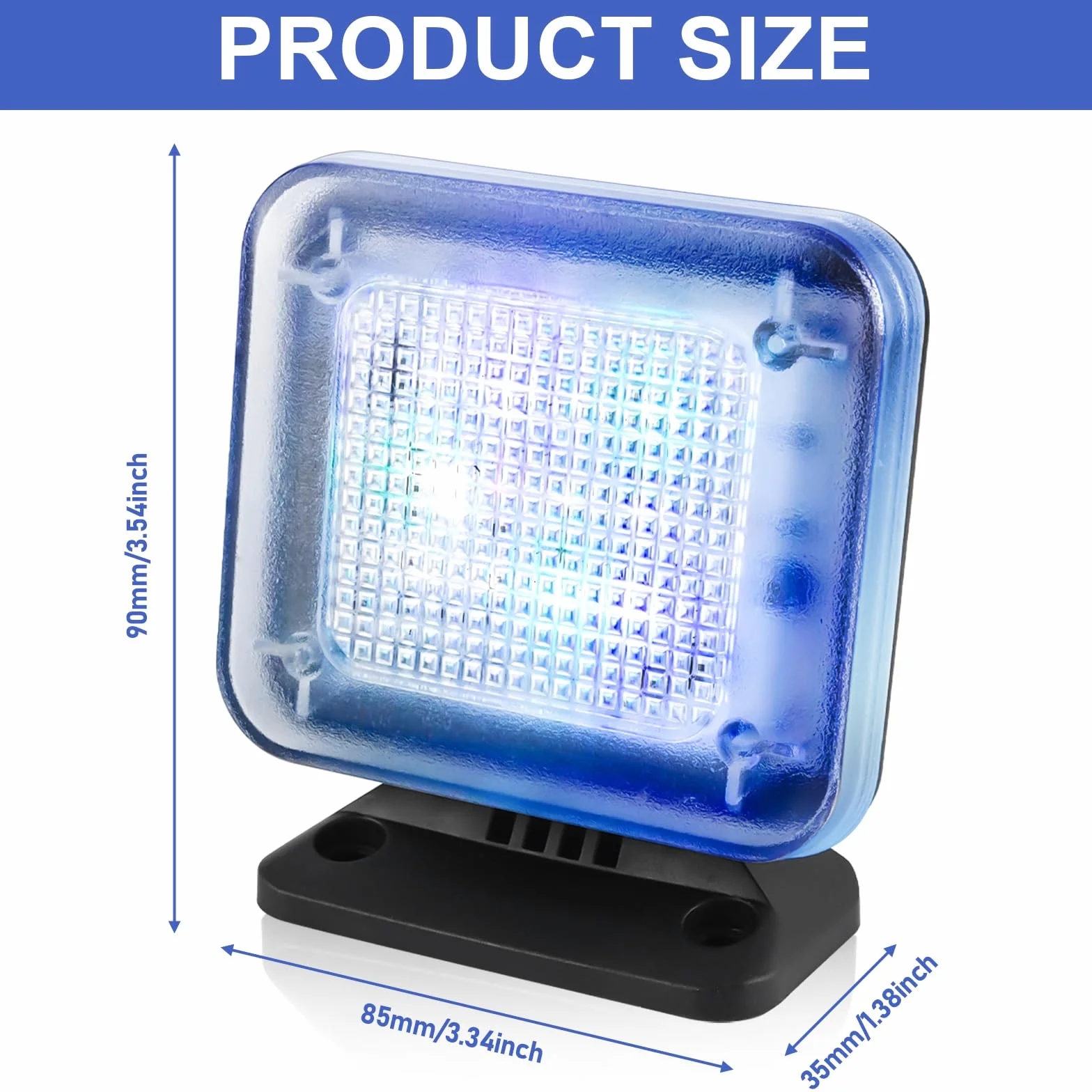 GOMETY Symulator TV LED z 12 diodami LED, 3 programami, timerem, ochrona przed włamaniem