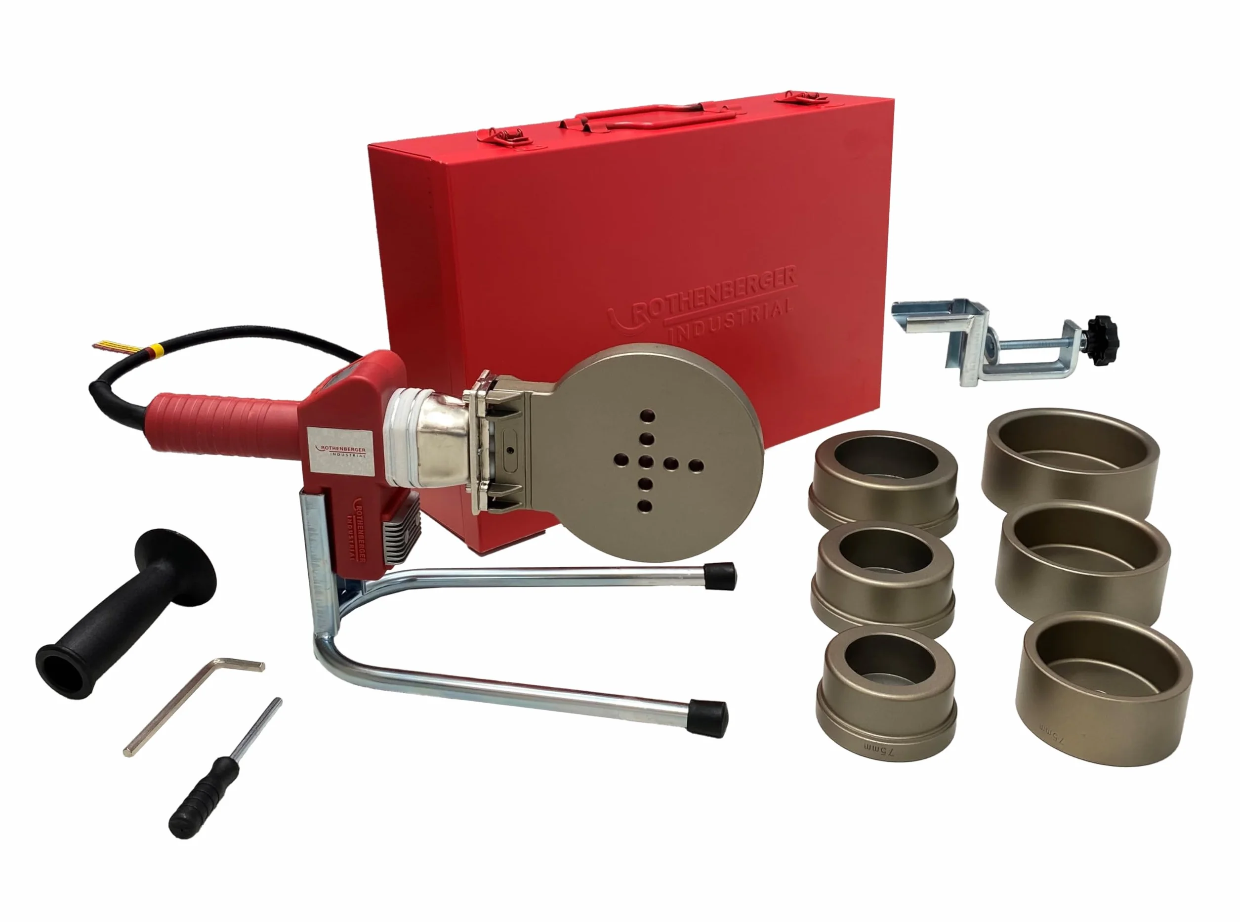 ROTHENBERGER Industrial 9-częściowy zestaw złączek spawalniczych 1300 W 36063