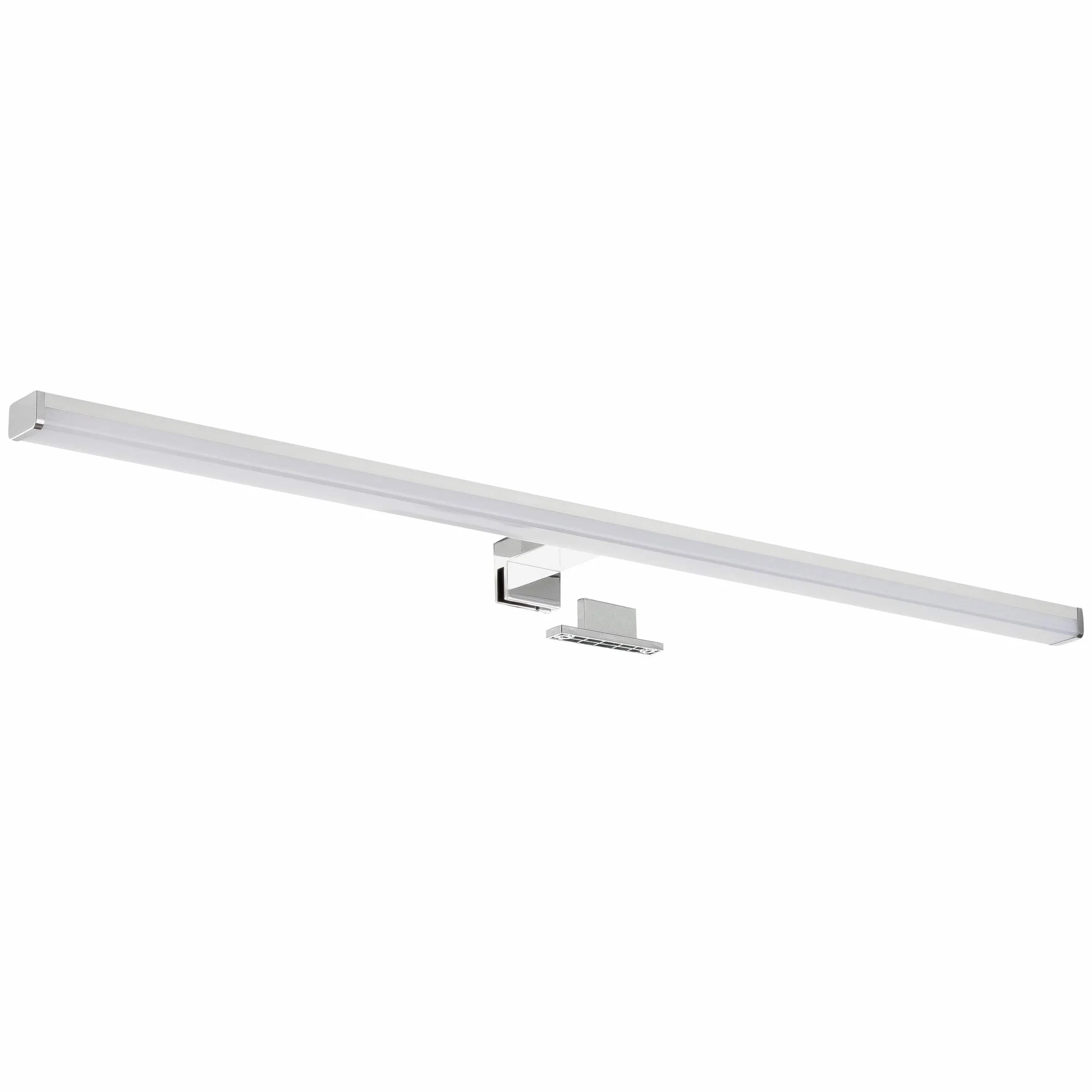 SEBSON® lampa LED do lustra, łazienka, 80cm, lampa montażowa + lampa zaciskowa, neutralna biel 4000 K, 780x98x44mm, 15W 1300lm, aluminium, oświetlenie do wykonywania makijażu