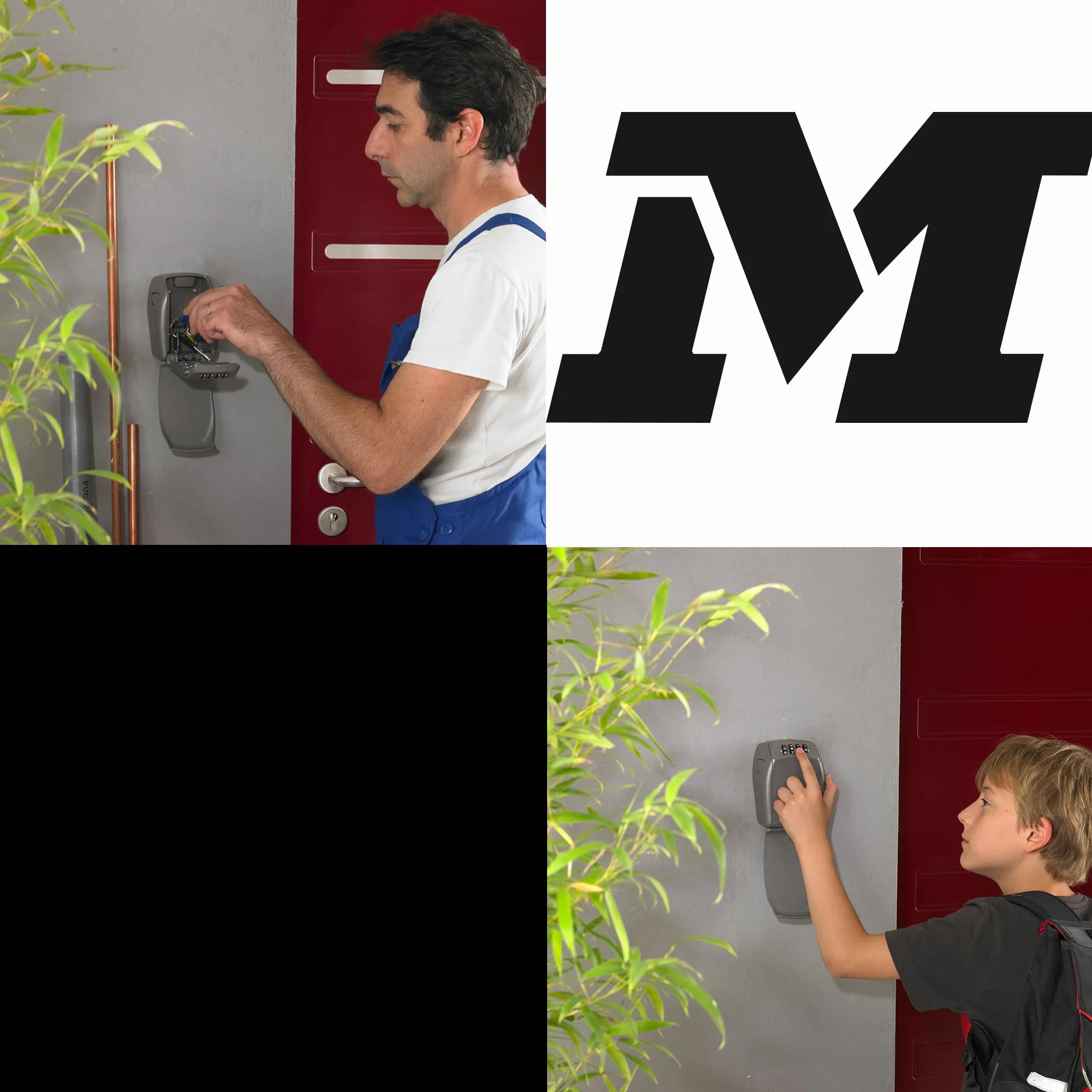 Master Lock Certyfikowany sejf na klucze, dodatkowe bezpieczeństwo, uchwyt ścienny, na zewnątrz, 13,2 x 10,5 x 4,6 cm, sejf na klucze