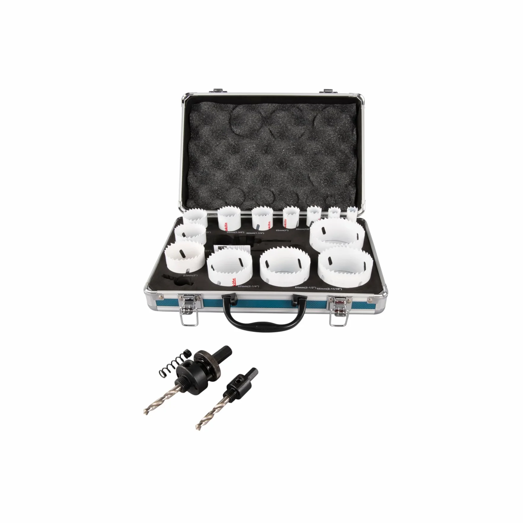 Makita D-47307 Zestaw Otwornic, Biały, L, 16 Części