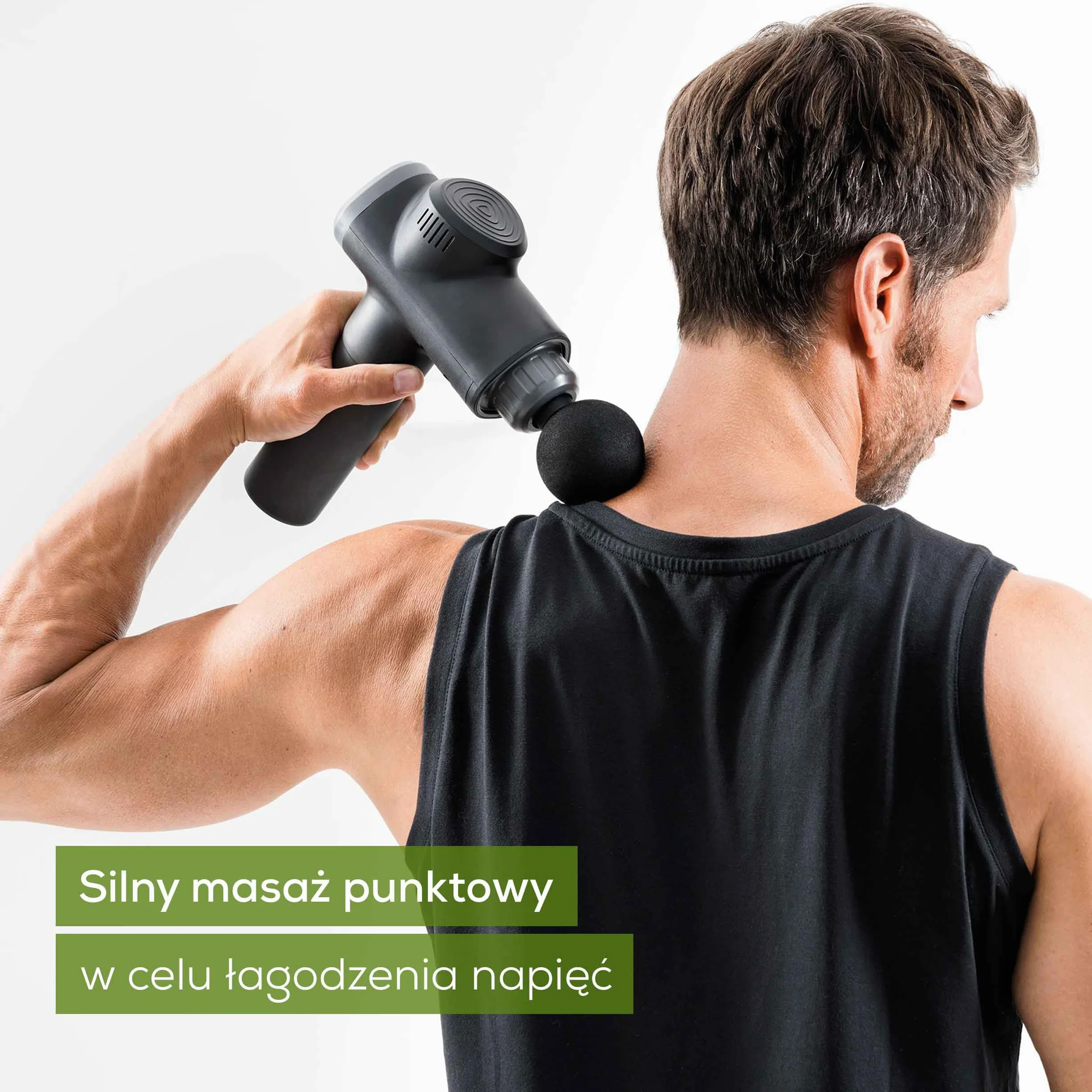 Beurer MG 180 Pistolet do masażu z 6 końcówkami 4 poziomy intensywności