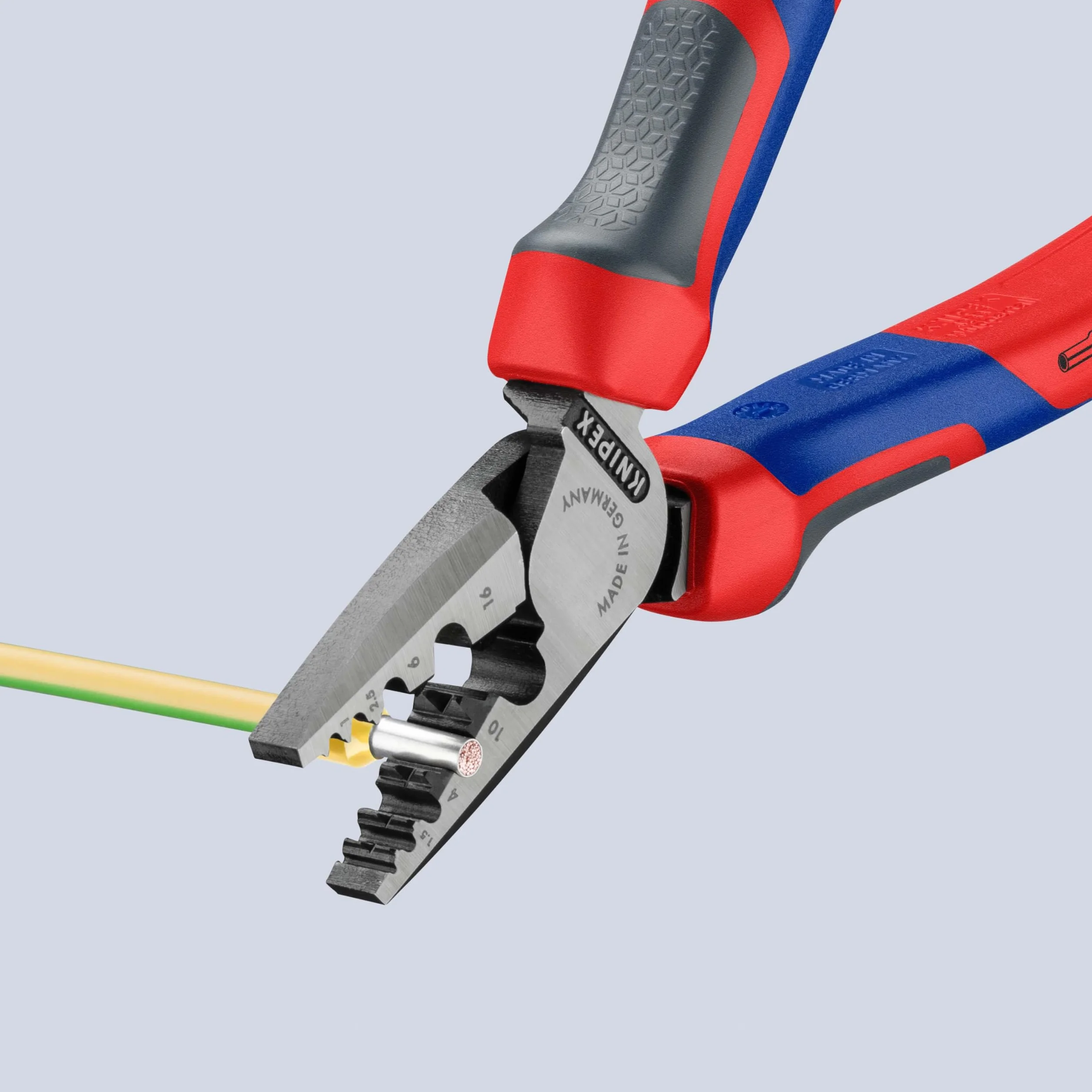 KNIPEX Szczypce do zagniatania tulejek kablowych 180 mm 97 72 180