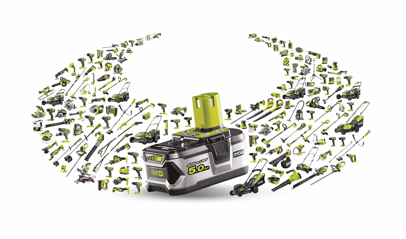 Ryobi Miniaturowa Pilarka Szablasta 18V RY18PSA-0, Średnica Cięcia 80 mm, Wersja bez Akumulatora i Ładowarki