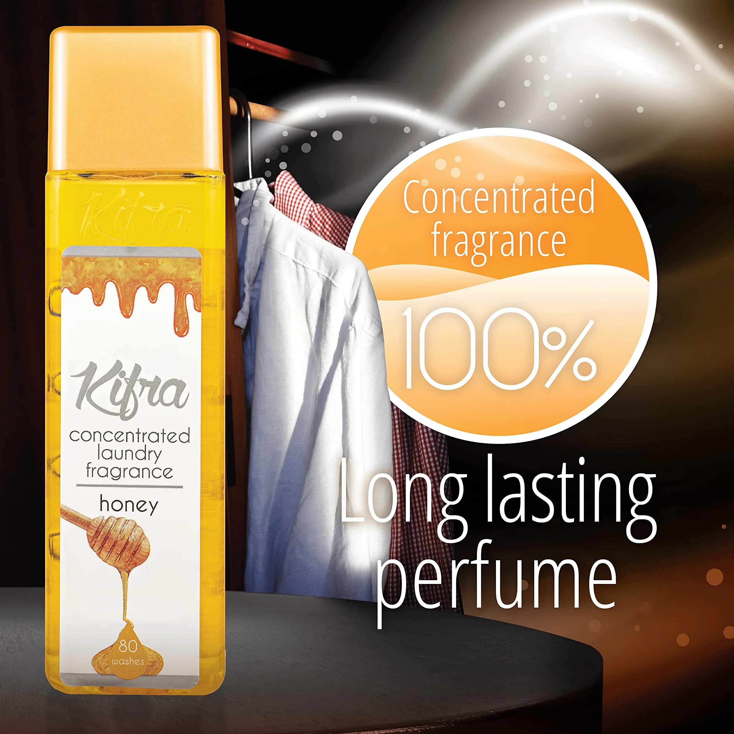 KIFRA Honey Skoncentrowany zapach do prania 200ml 80 cykli prania