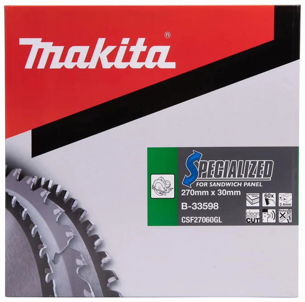Makita Specialized brzeszczot piły 270 x 30 mm, 60Z, B-33598