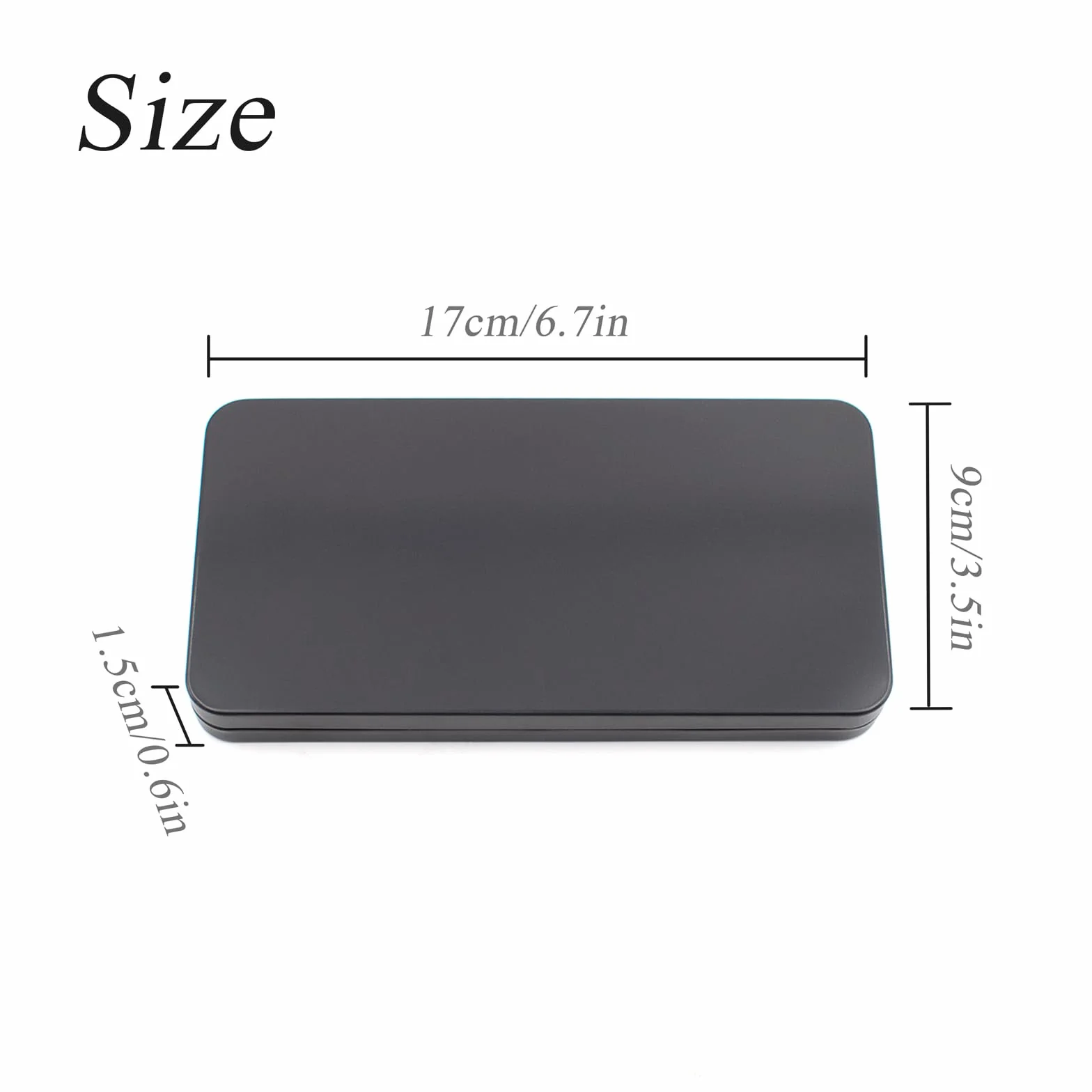 2 kasety na pieniądze, 17 x 9 x 1,5 cm, skarbonka na gotówkę, żelazne pudełko na pieniądze, organizator gotówki, jednorzędowe pudełko do przechowywania pieniędzy, kolor czarny