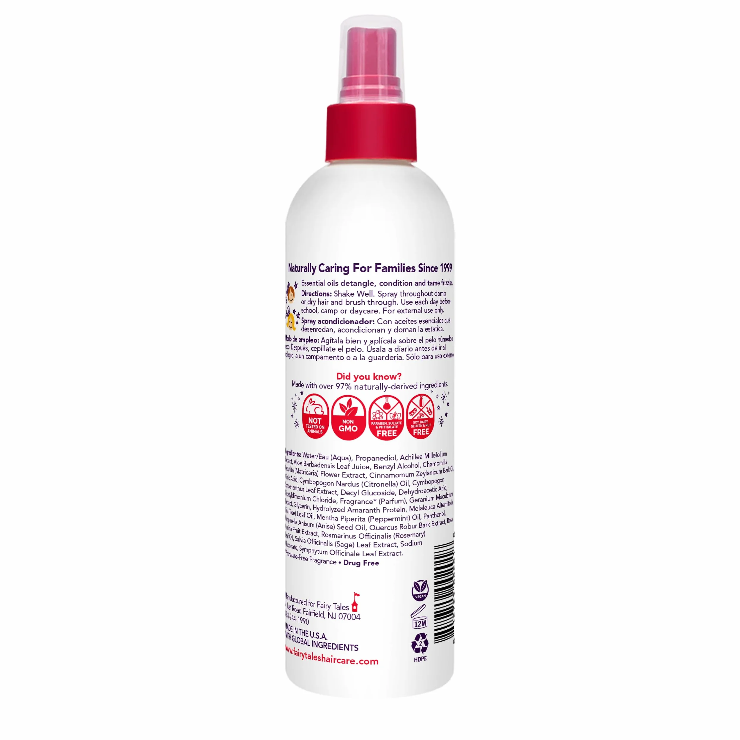 Fairy Tales Repel Conditioning Spray Rosemary 8 oz