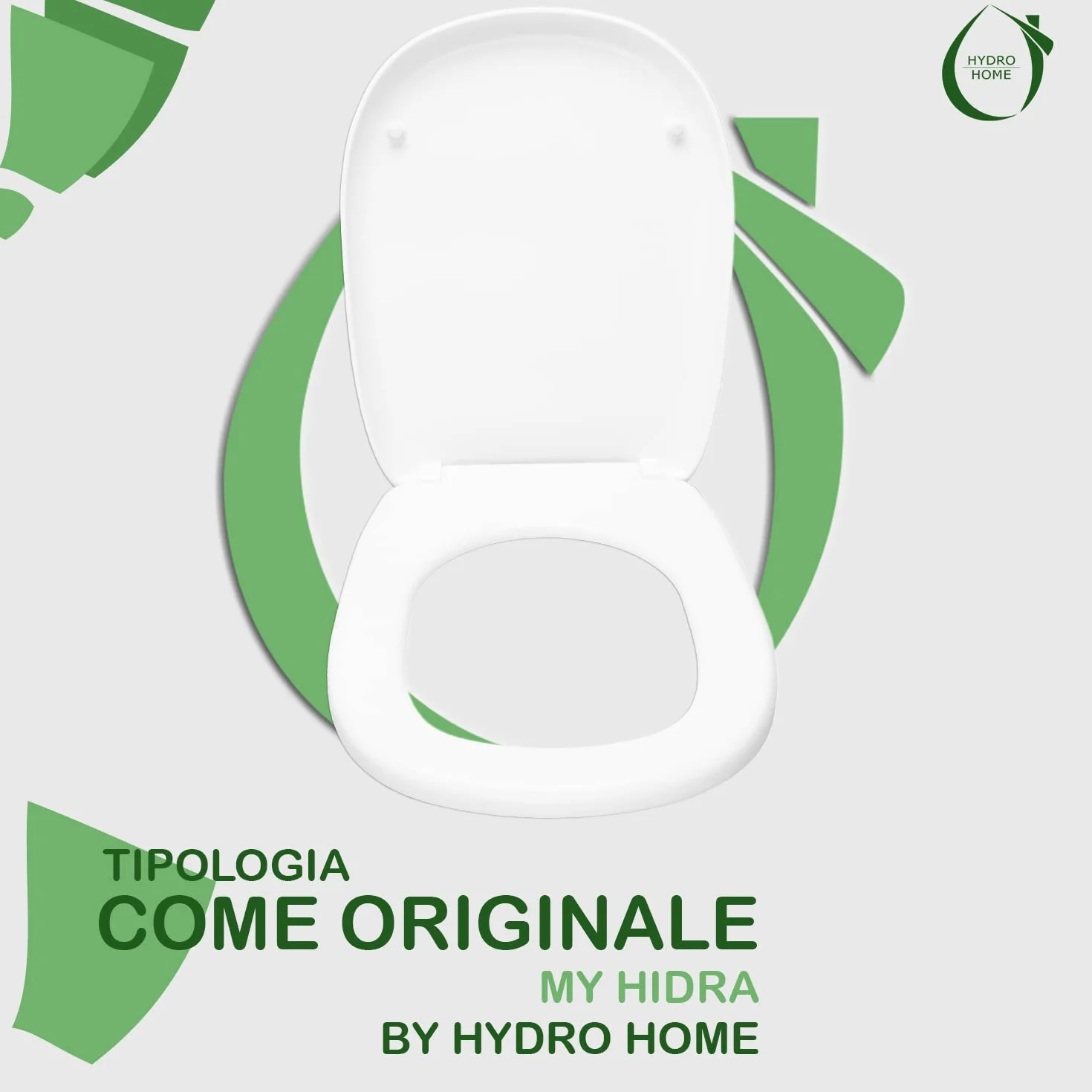 Pokrywa WC Seat jako oryginalny My Hidra Termoutwardzalny przez HYDRO HOME (ZAMKNIĘCIE AMORTYZOWANE)
