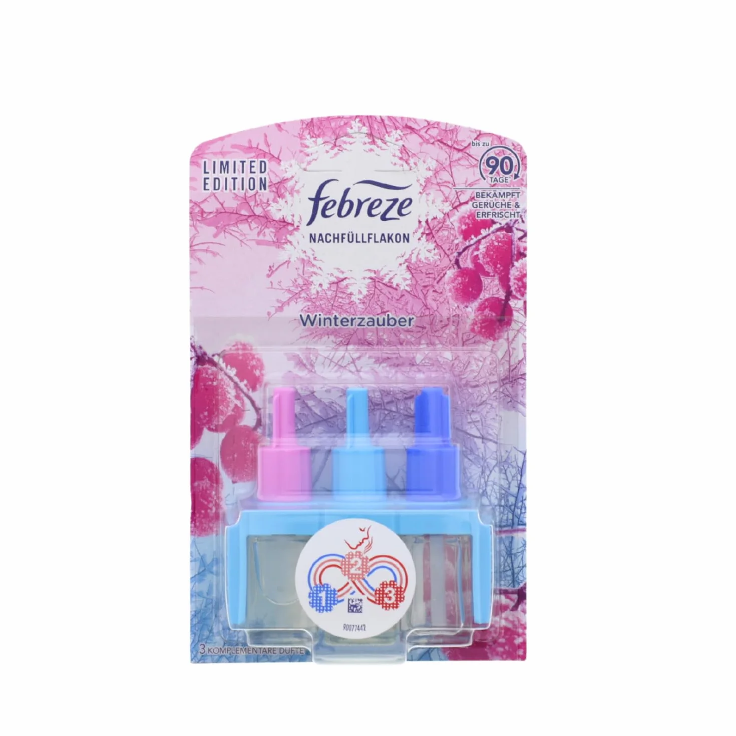 Febreze 3Volution Normeryka Północna truskawka zapach uzupełniający 20 ml, zapach do pomieszczeń i odświeżacz powietrza