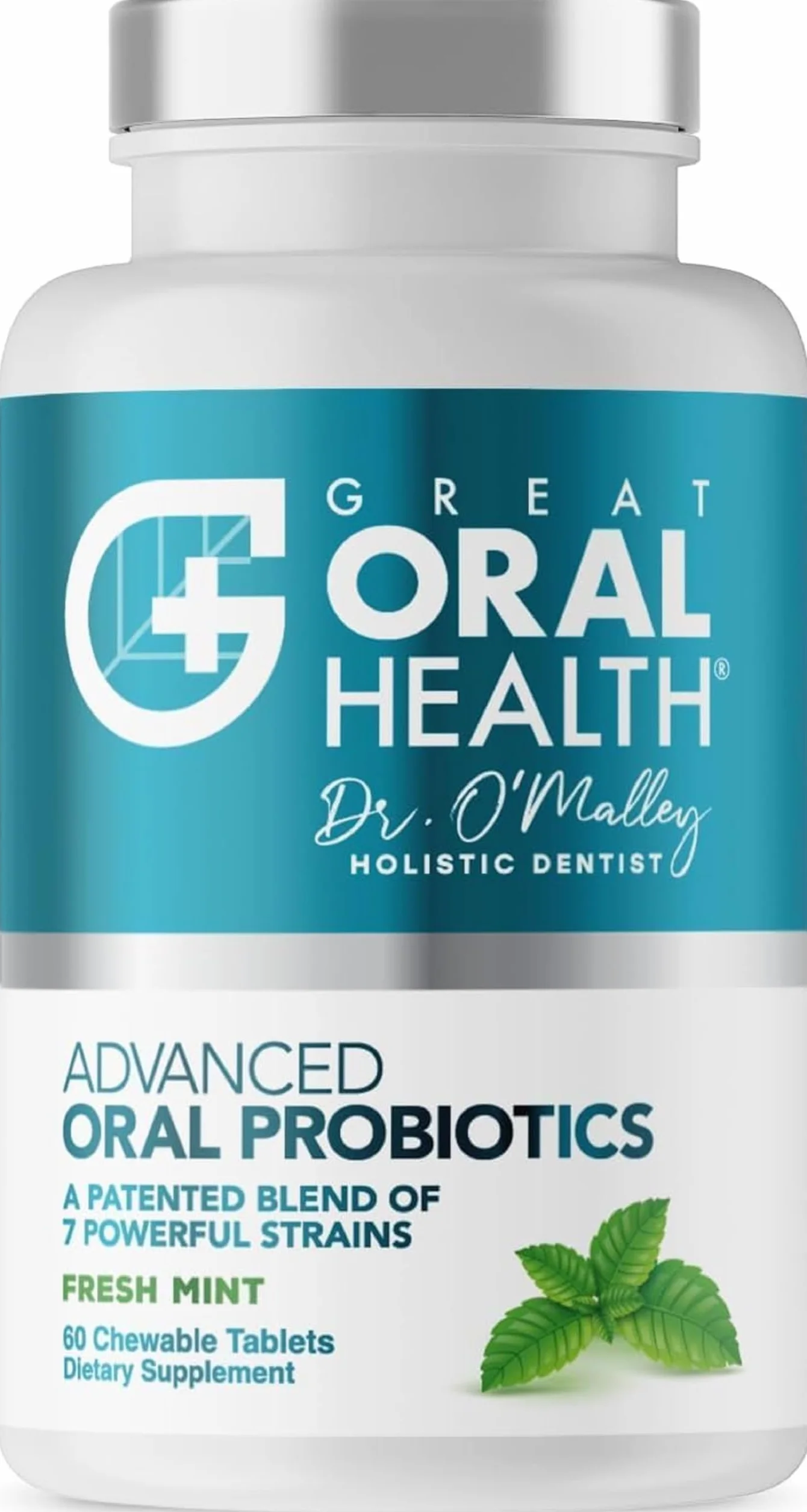 Top dentysta zalecany suplement probiotyczny stosowany do kąpieli oddychania gum choroby, odporność, kamienie gliniansowe, wiele więcej całkowicie naturalne składniki, bez glutenu i laktozy, mieszanka potęgna z siedmiu pożytecznych bakterii, w tym Lactoba