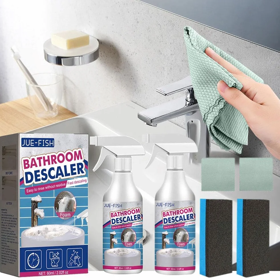 Środek czyszczący do łazienki Spray uporczywy środek do czyszczenia plam usuń formę odkamienianie umywalka usuwanie kamienia oczyszczającego odkamienianie rdzy środek toaletowy