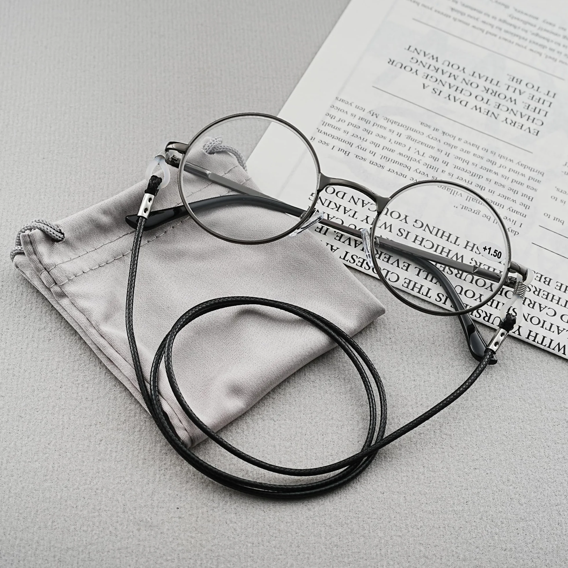 Okulary do czytania Vintage metalowa ramka damskie męskie