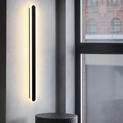 Taśma świetlna LED, wewnętrzna lampa ścienna z temperaturą barwową 3000 K / 4500 K / 6000 K, do salonu, sypialni, na balkon, przy łóżku (neutralne światło, 120 cm)