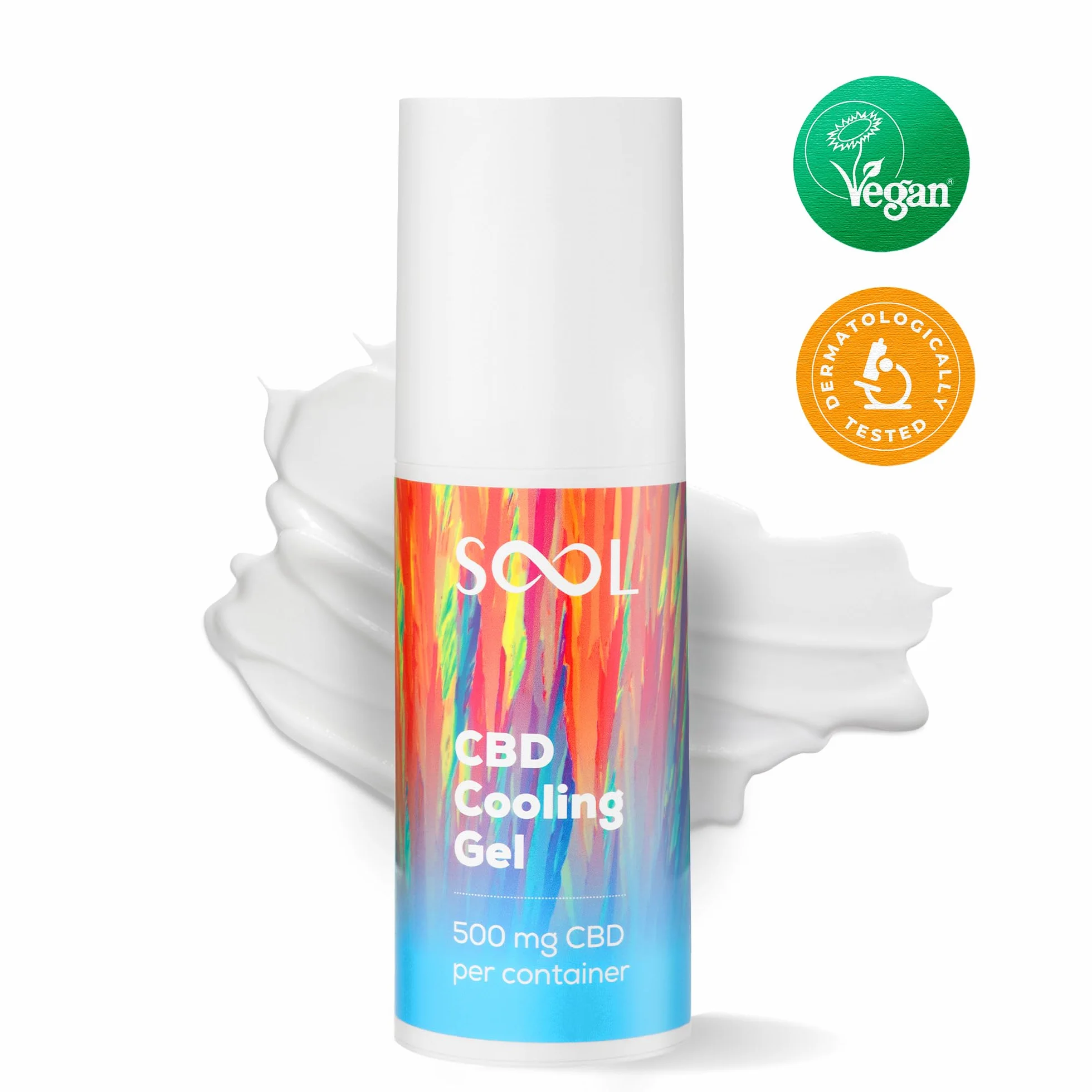 SOOL CBD Cooling Gel 100ml 500mg Żel CBD do masażu stawów i mięśni