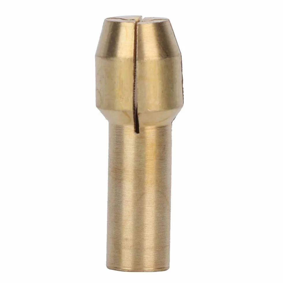 10 sztuk tuleje wiertarskie, 0.5-3.2mm Mini mosiężne tuleje zaciskowe elektryczna szlifierka obrotowe akcesoria narzędziowe (średnica szlaku 4.3mm)