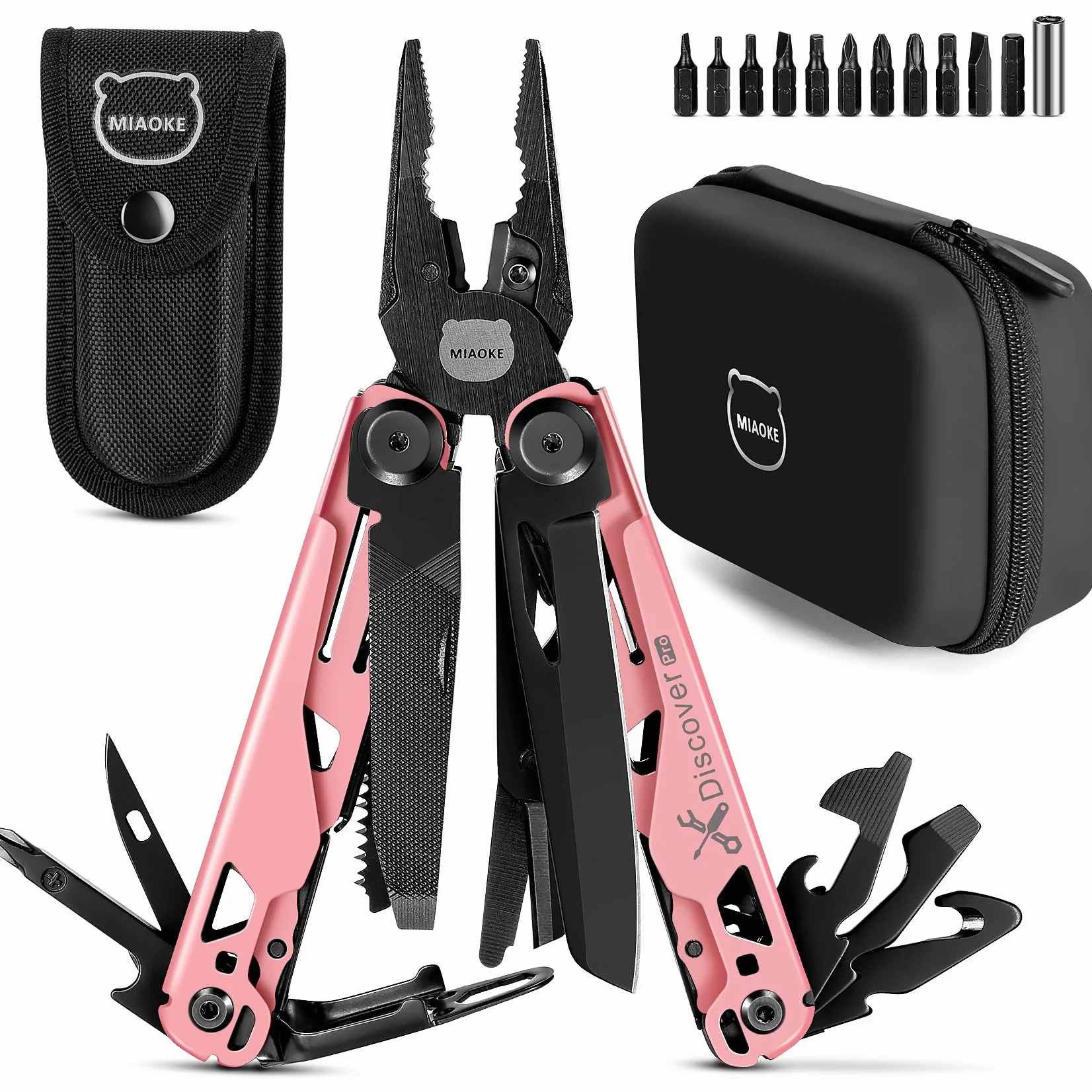Multitool 23 w 1 z pudełkiem prezentowym Premium, śrubokręty, piły, śrubokręty, otwieracze do butelek, szczypce, nóż kempingowy, fajne gadżety dla mężczyzn, najlepszy prezent dla chłopaka, syna
