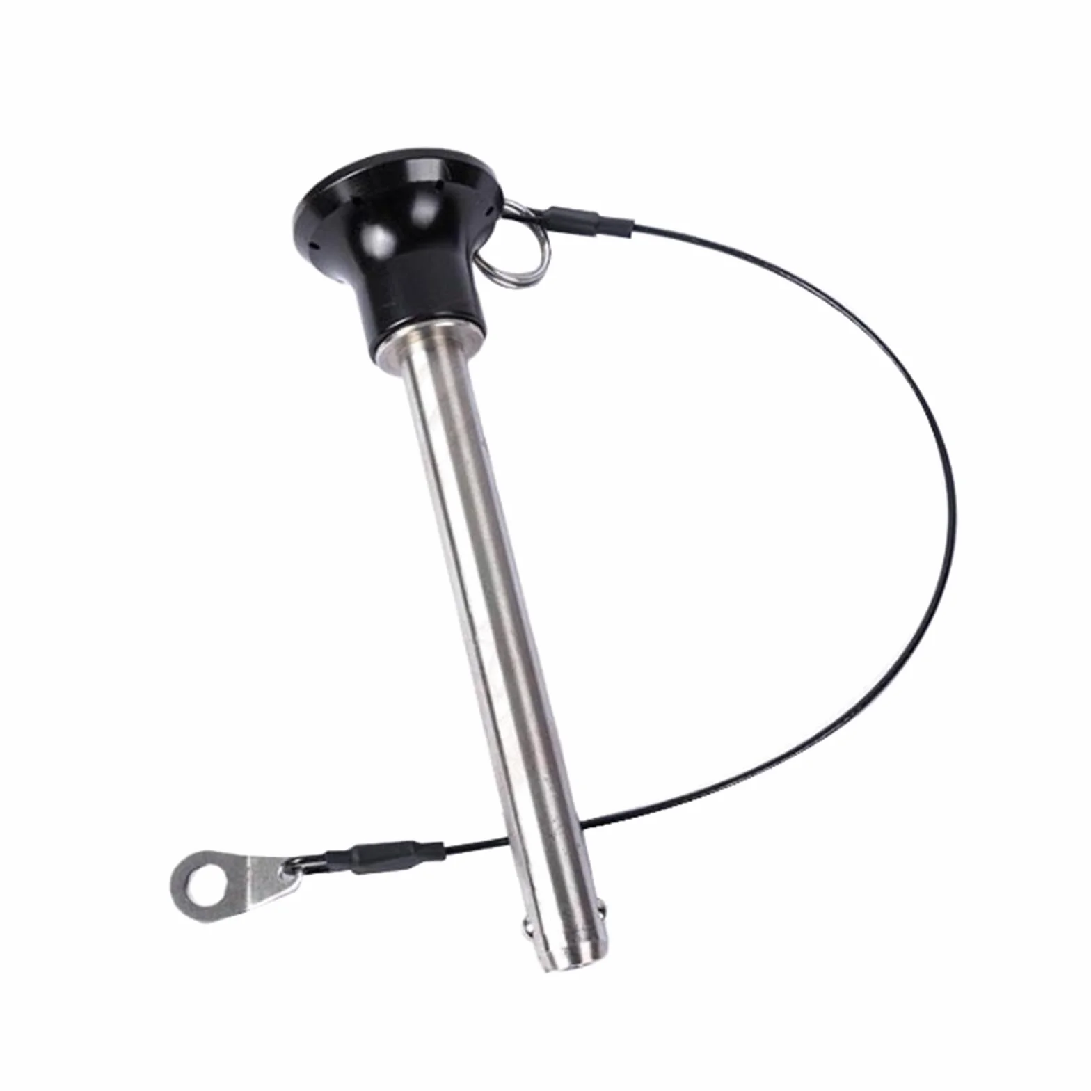 1 szt. kołek blokujący z głowicą kulową, średnica 12 mm, długość mocowania 100 mm, szybkozłączka ze stali nierdzewnej do macierzy linii audio