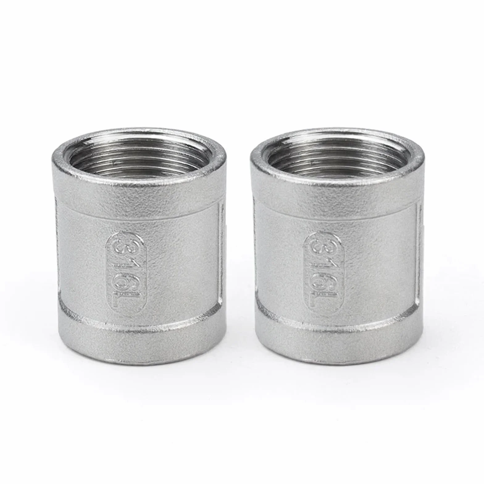 Wewnętrzny gwintowany zacisk rurowy ze stali nierdzewnej 304, złącze proste do podgrzewania wody 1/2 1/8" 1/4 "1 cm złącze rurowe (0,6 cm) Łącznik rurowy