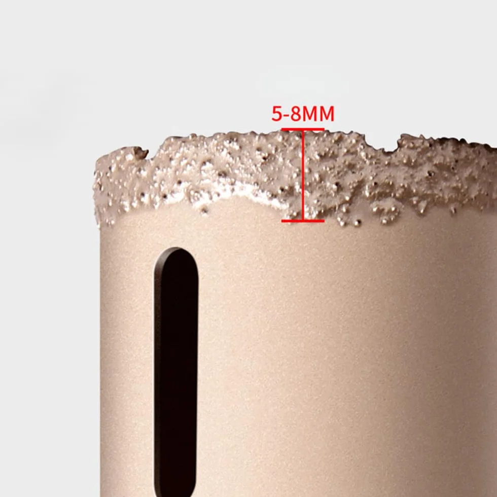 Wiertło diamentowe, diamentowe otwornice rdzeń M14 lutowane próżniowo 20-60 mm do płytek ceramicznych marmur granitowy (25 mm)