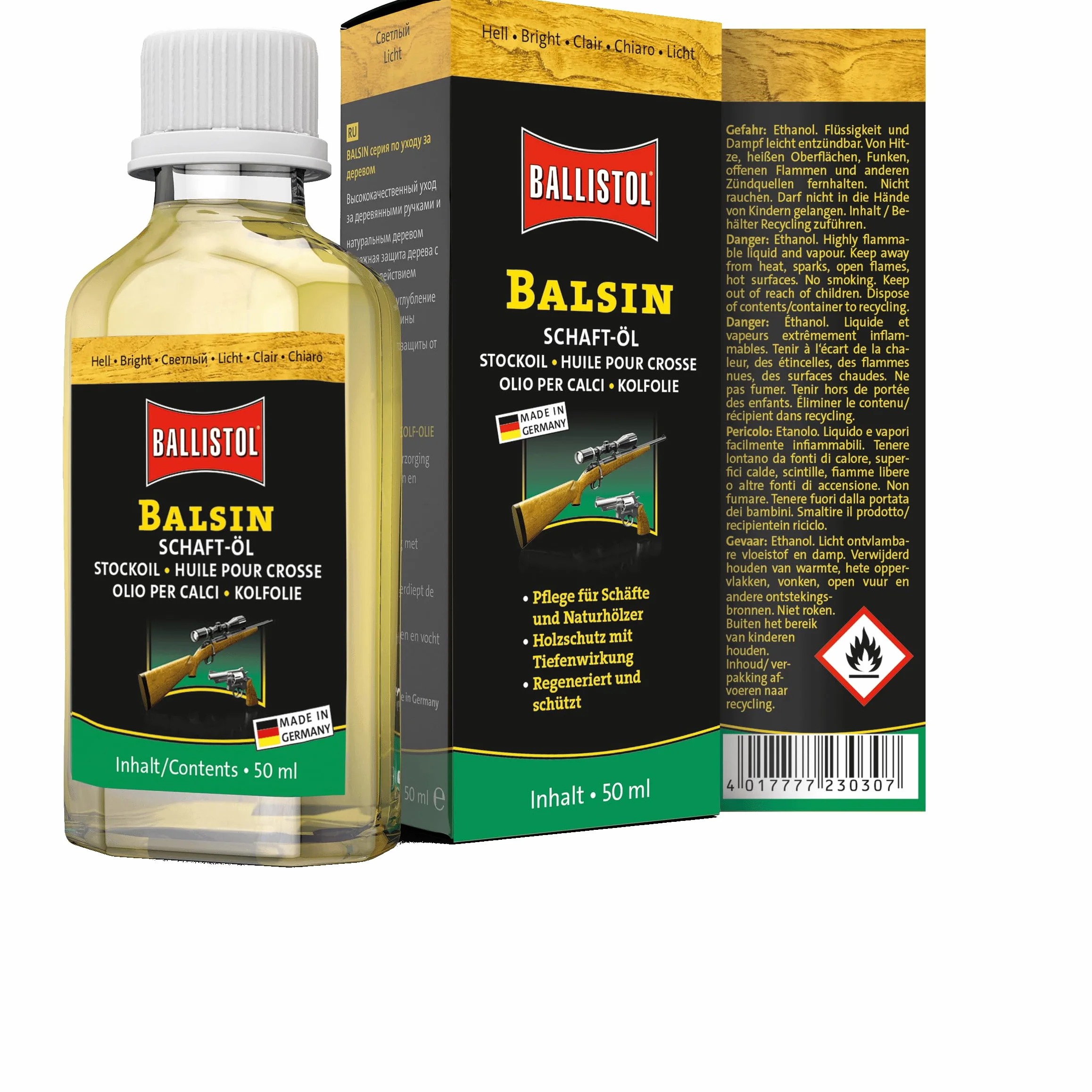 Ballistol Balsin Light Gun Stock - wielokolorowy, 50 ml