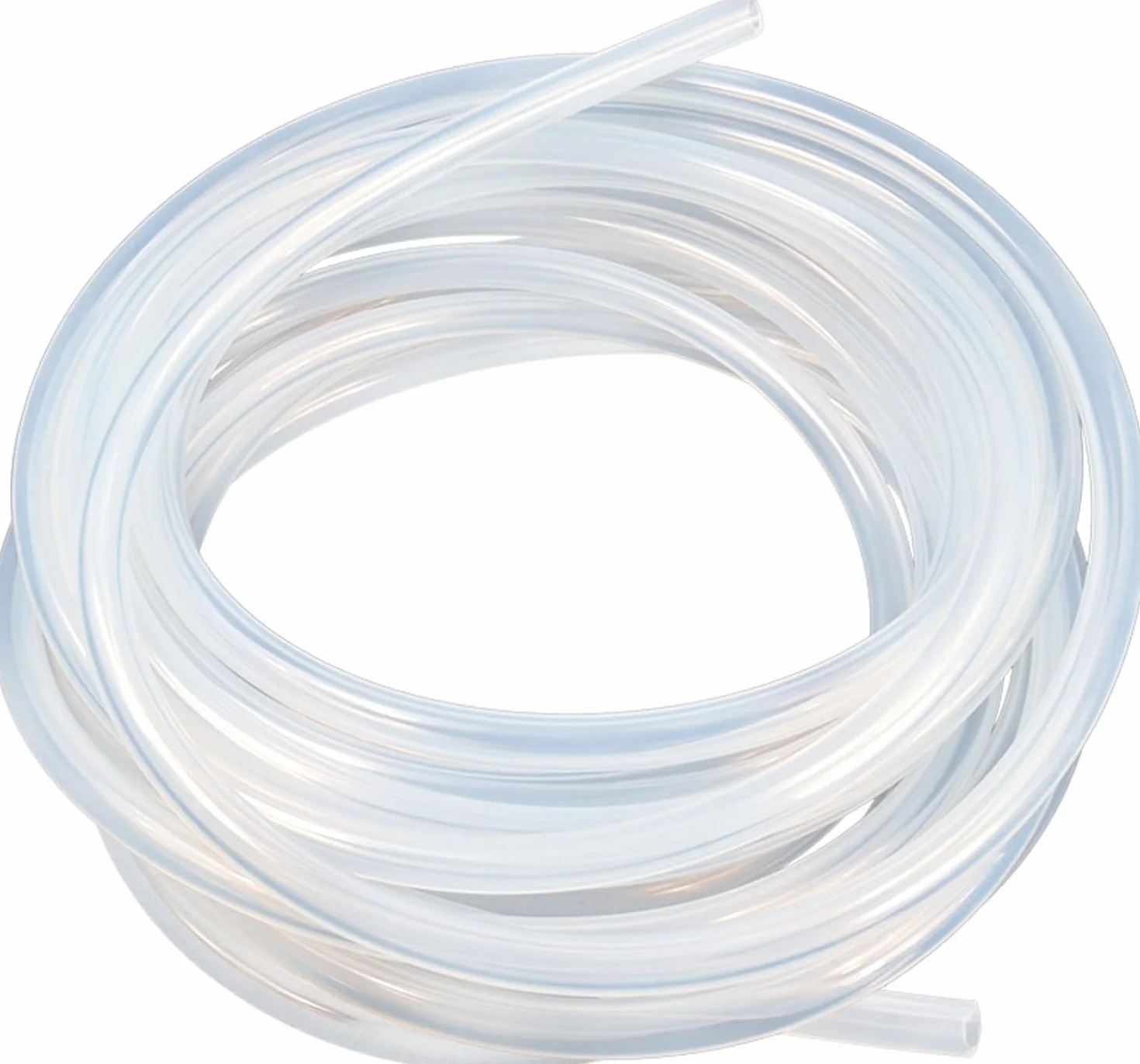 Przezroczyste elastyczne rurki z gumy silikonowej, rurka silikonowa 7 mm ID 8-13 mm OD 5 m długości (11 mm x 7 mm)