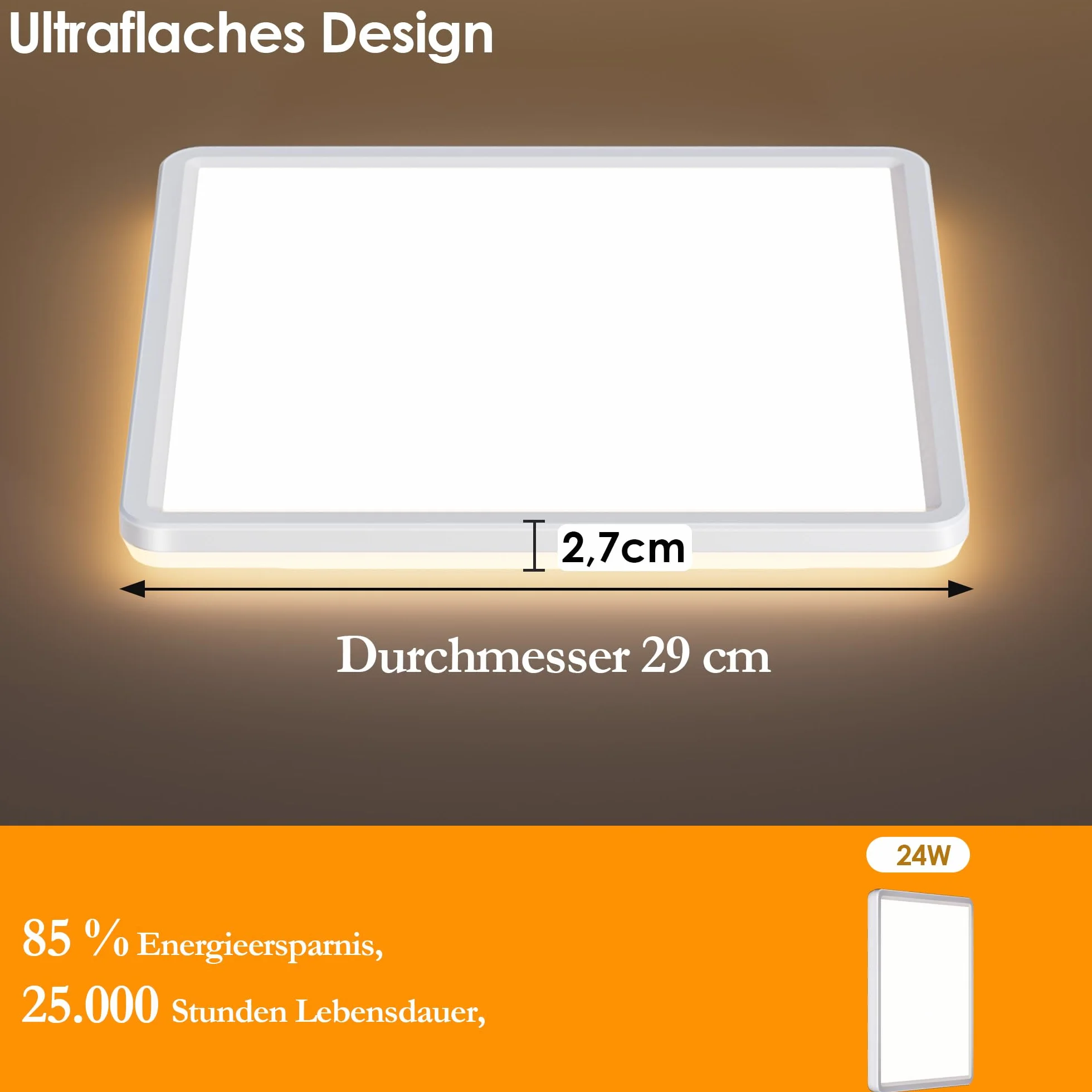 Lampa sufitowa, Nowoczesne oświetlenie do domu 29CM