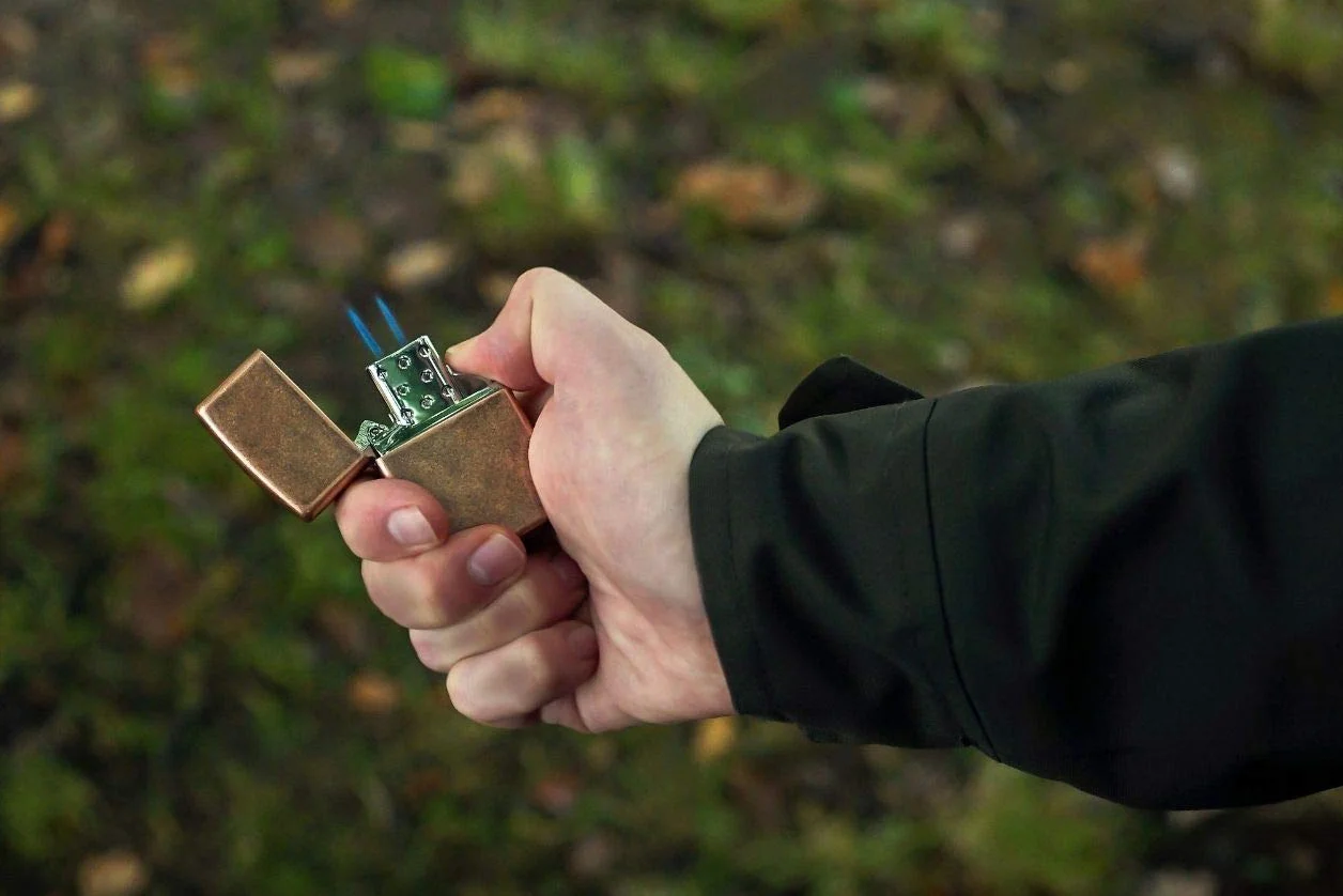 Zippo Wkład Gazowy do Zapalniczek Sztormowych, Double Flame Insert, Napełniany Gazem Butanowym, Pasuje do Wszystkich Klasycznych Obudów Zippo