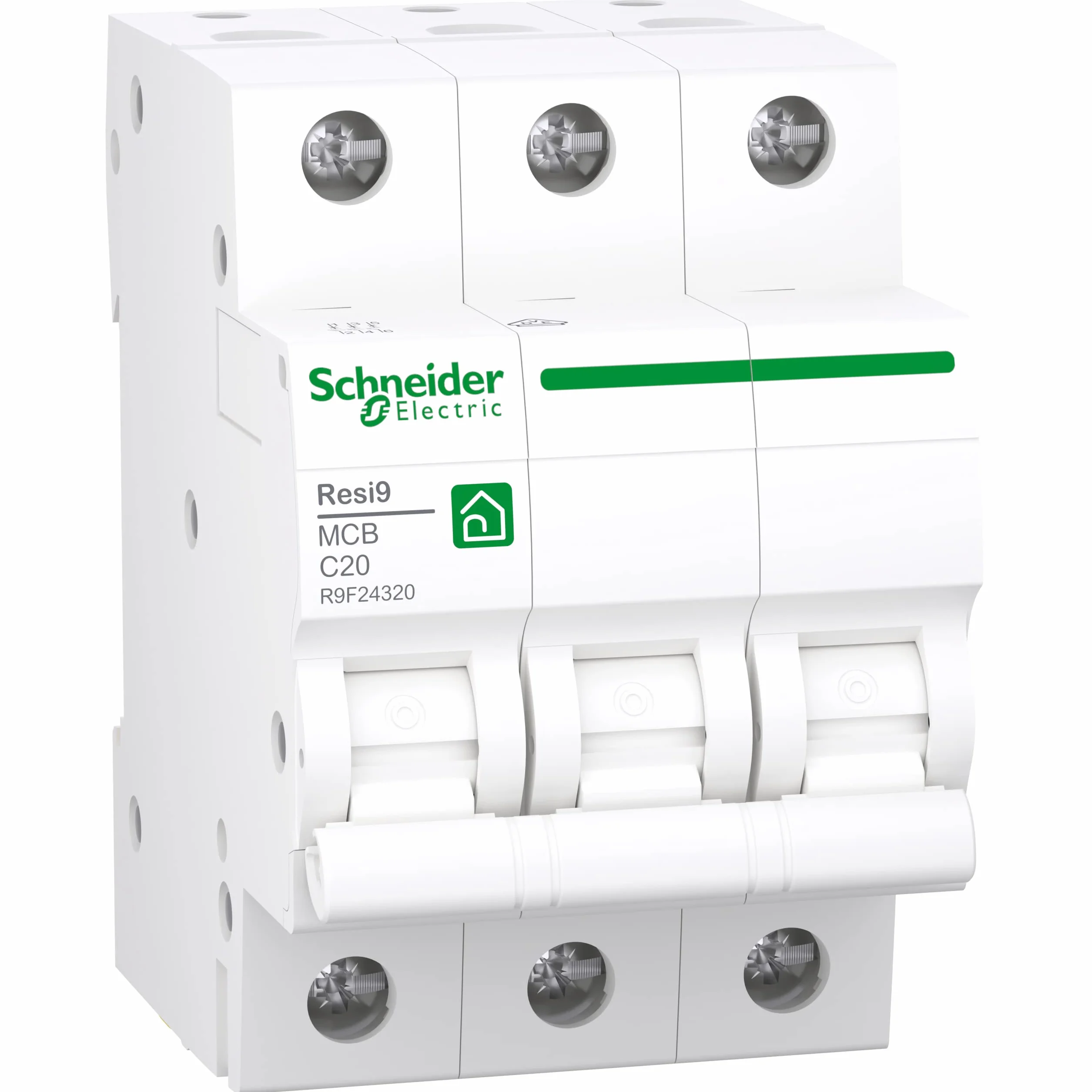 Schneider Electric Wyłącznik nadprądowy RESI9 3P 20A C 6KA R9F24320