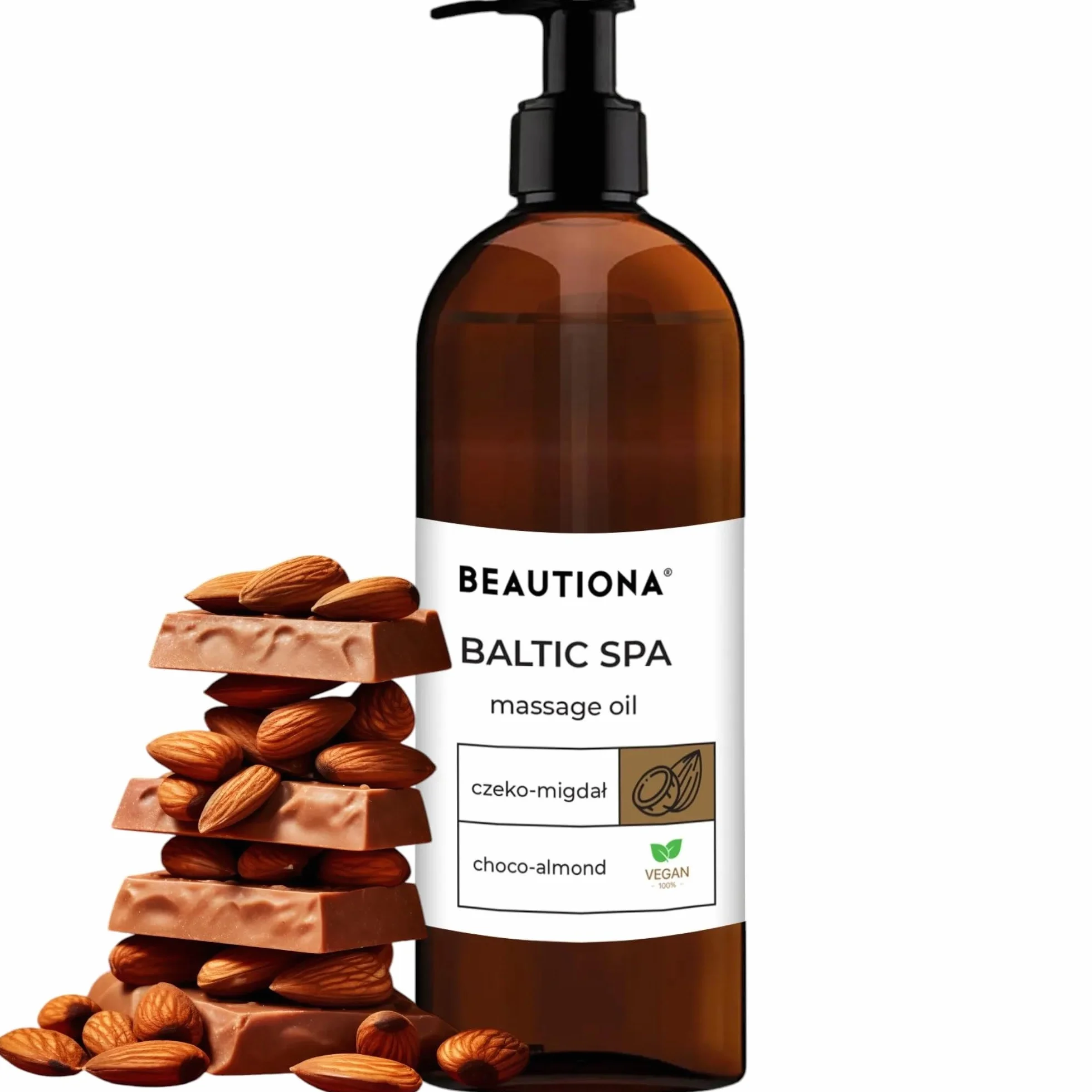 Baltic Spa Olejek do masażu 500ml z witaminą E naturalne składniki nawilżający regenerujący