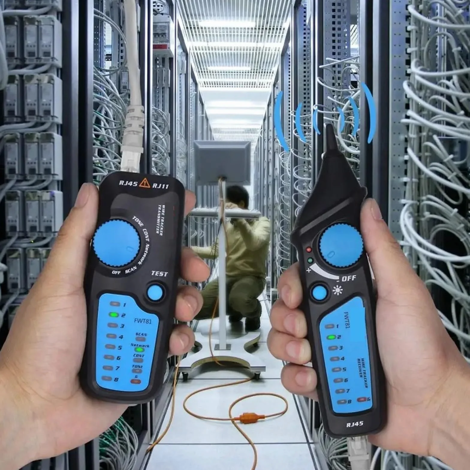 Lokalizator kabli sieciowych RJ45 LAN Finder Signal RJ11 Telefoniczny przewód TV Tester linii elektrycznej 5G Cat5 Cat6 Testy transmisji