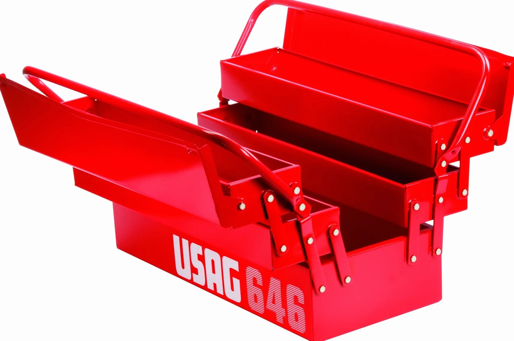 USAG U06460201-646/5V - wyciągana skrzynka na narzędzia z pięcioma przegródkami (bez wyposażenia)
