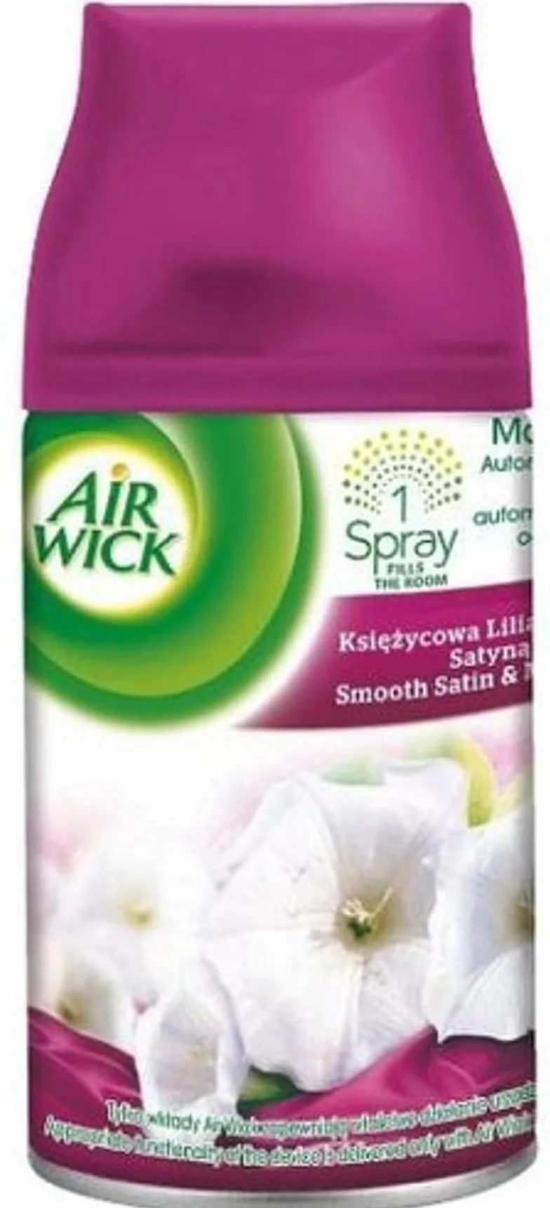 Air Wick Freshmatic Wkład do automatycznego odświeżacza zapach Księżycowa Lilia Otulona Satyną 250 ml