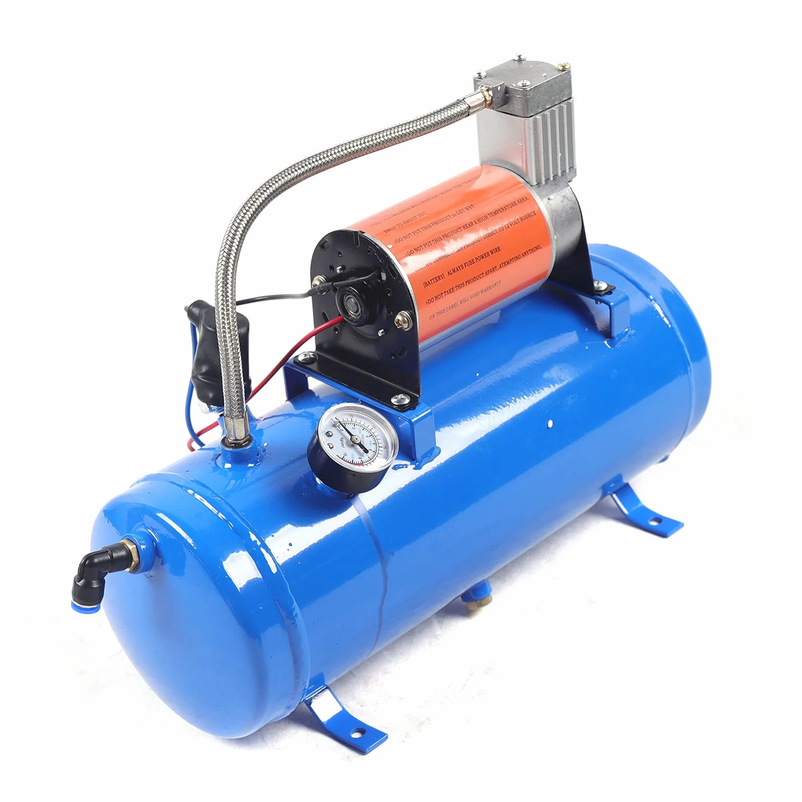Sprężarka powietrza | kompresor powietrza | zestaw 6 litrów z 150 psi 12 V 6 l sprężarka powietrza kompresor 4 trąbki