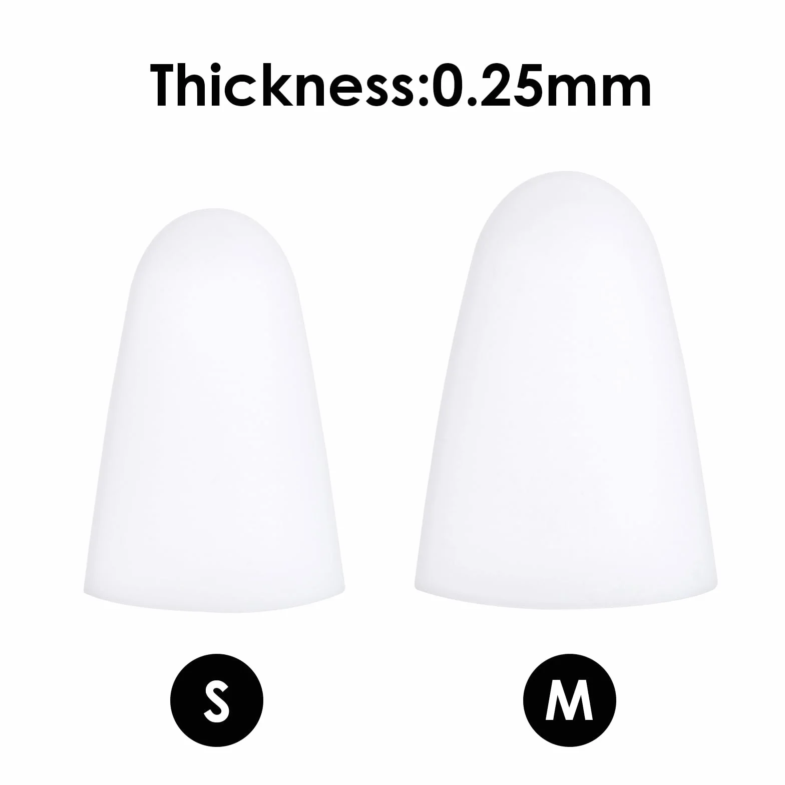 ASTER Silikonowe Ochraniacze na Palce do Gitary 4 sztuki